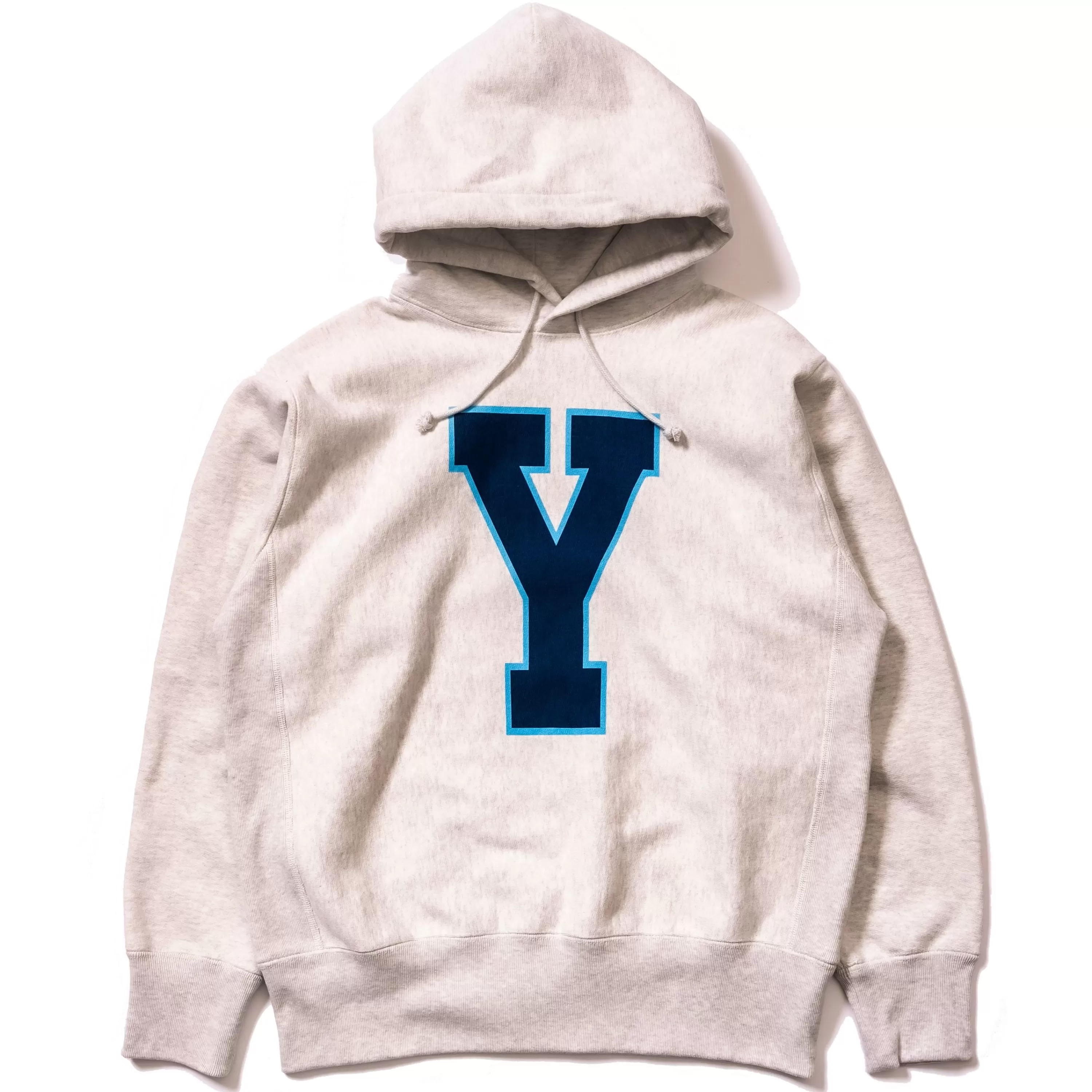 Joe McCoy Hooded Sweatshirt / 'Y' Silver Gray New