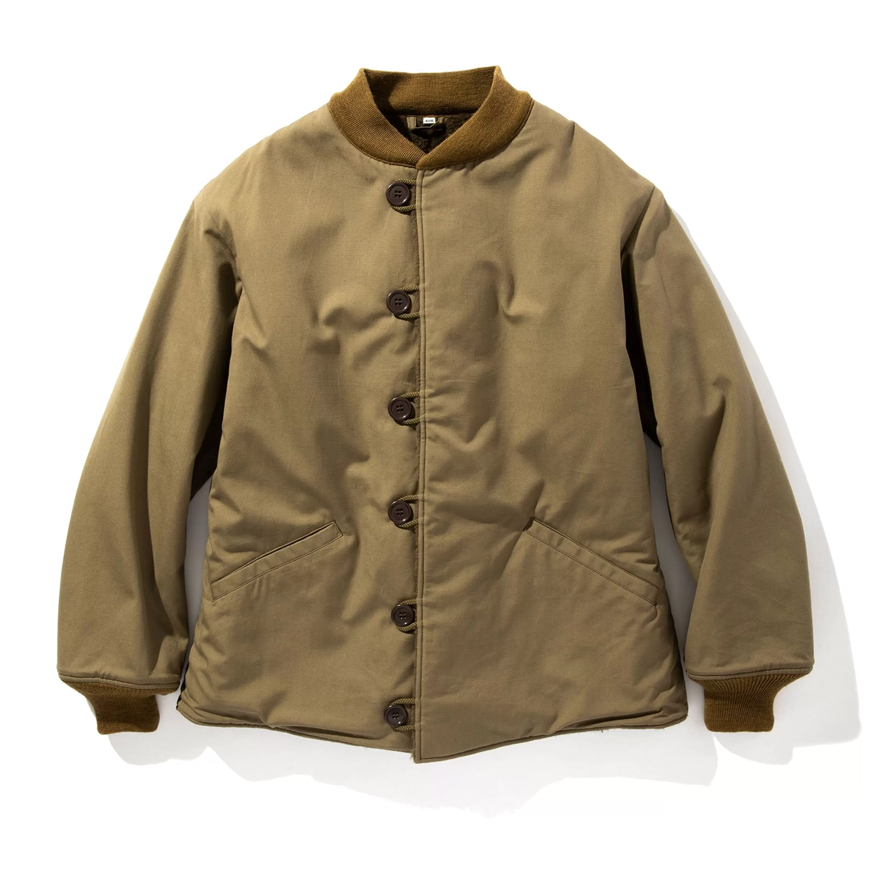 The Real McCoy's Jacket, Field, Pile, O.D. Olive Store