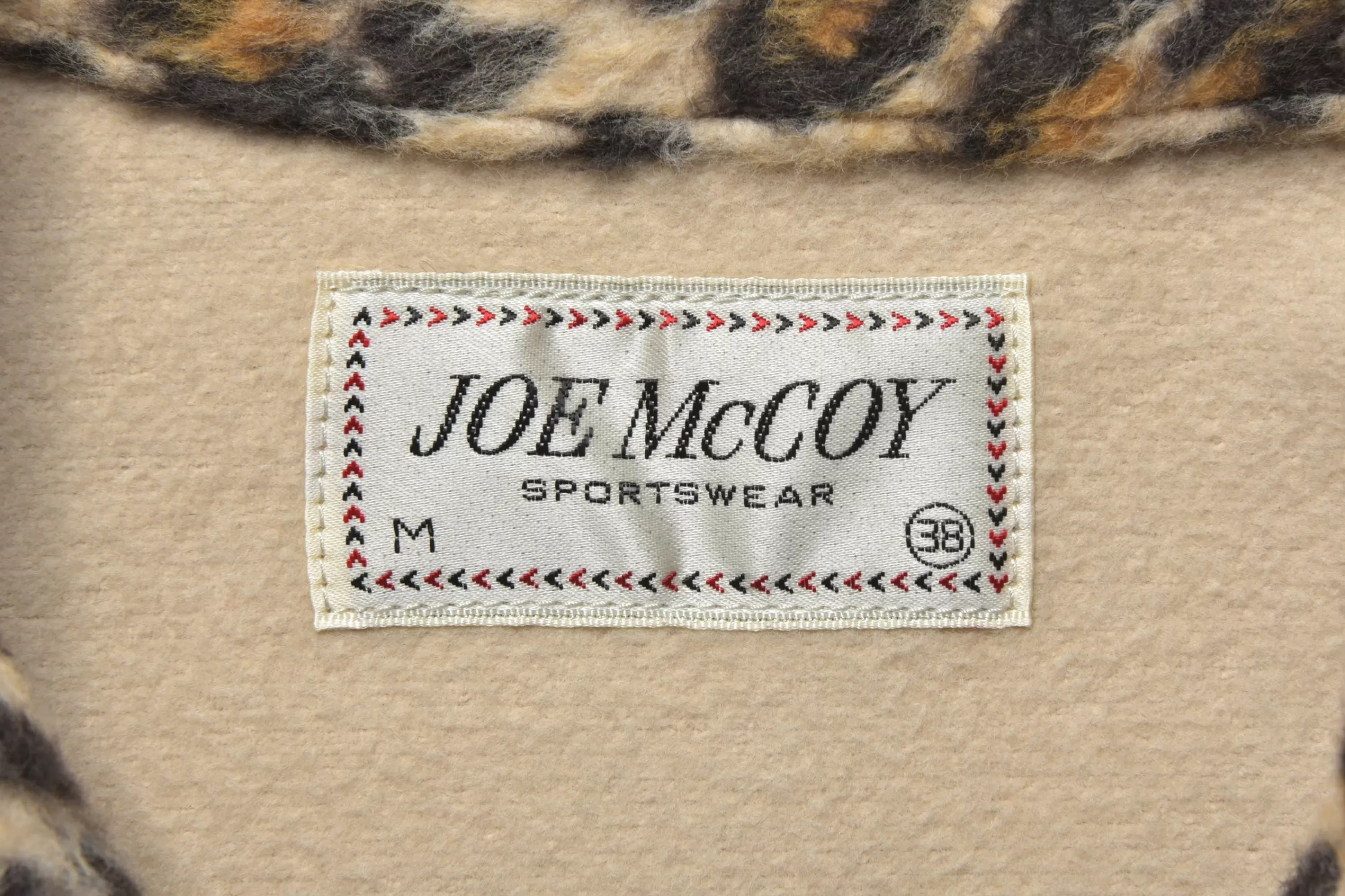 Joe McCoy Jm Leopard Fur Open Collar Shirt Beige Store