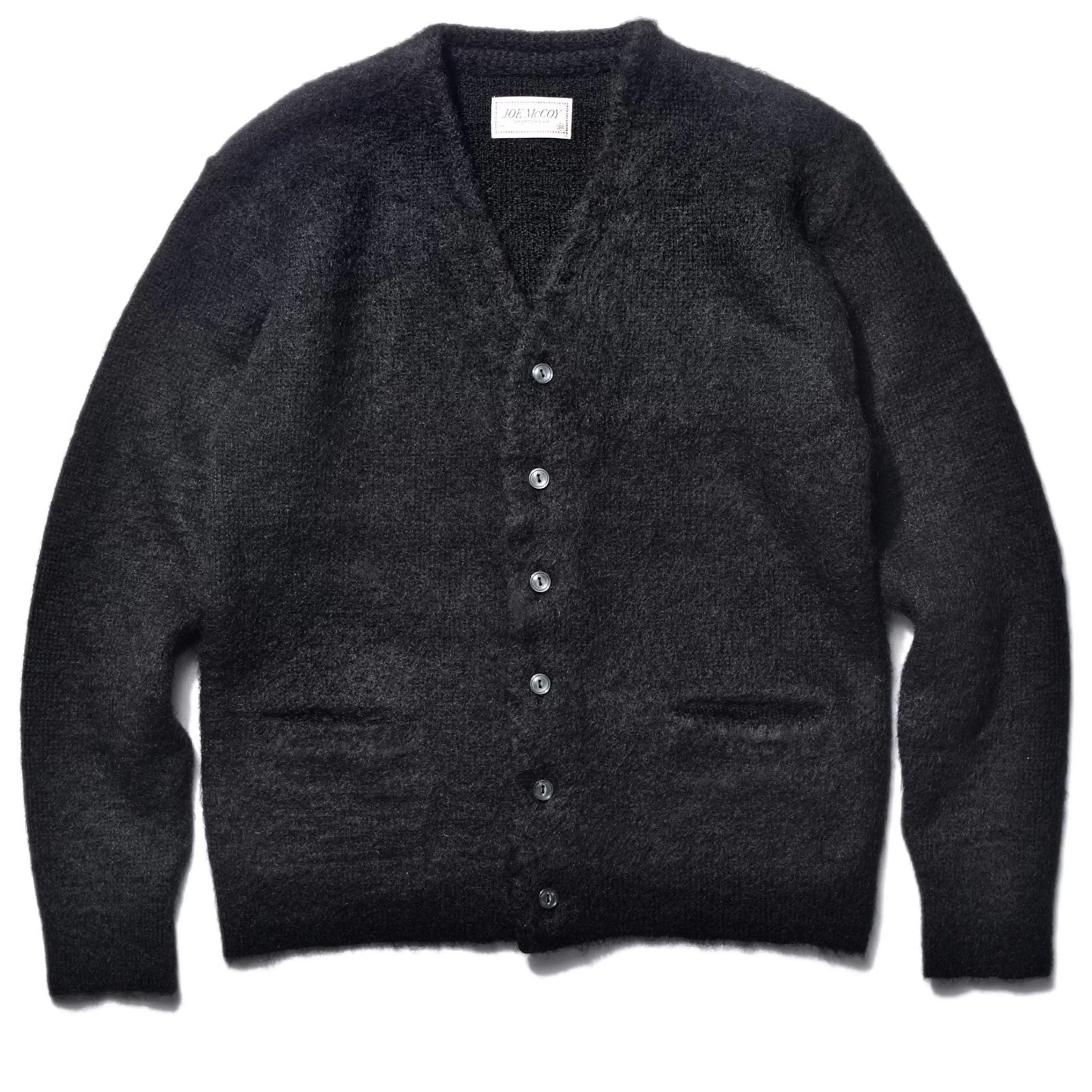 Joe McCoy Jm Mohair Cardigan Black Flash Sale