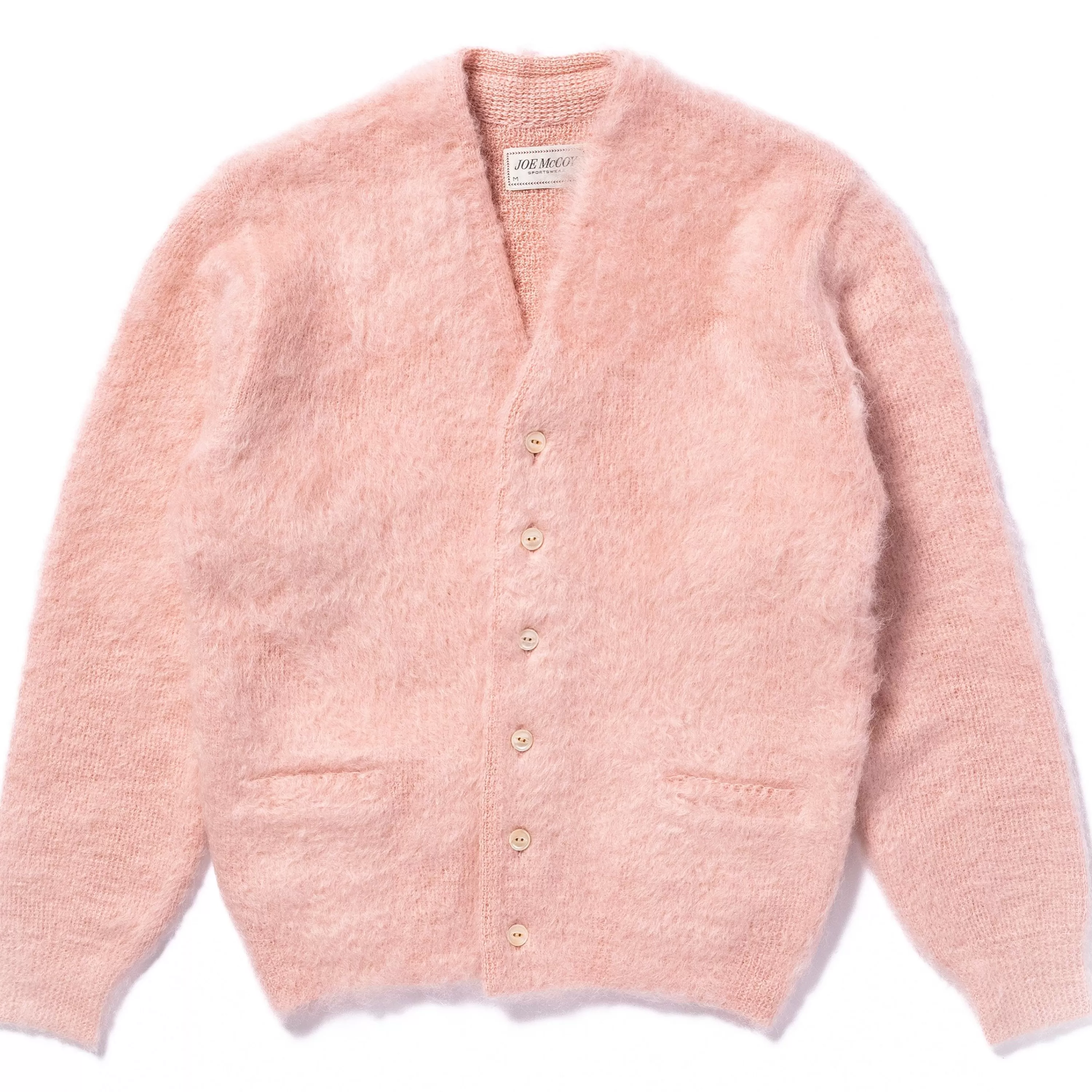 Joe McCoy Jm Mohair Cardigan Flamingo Best