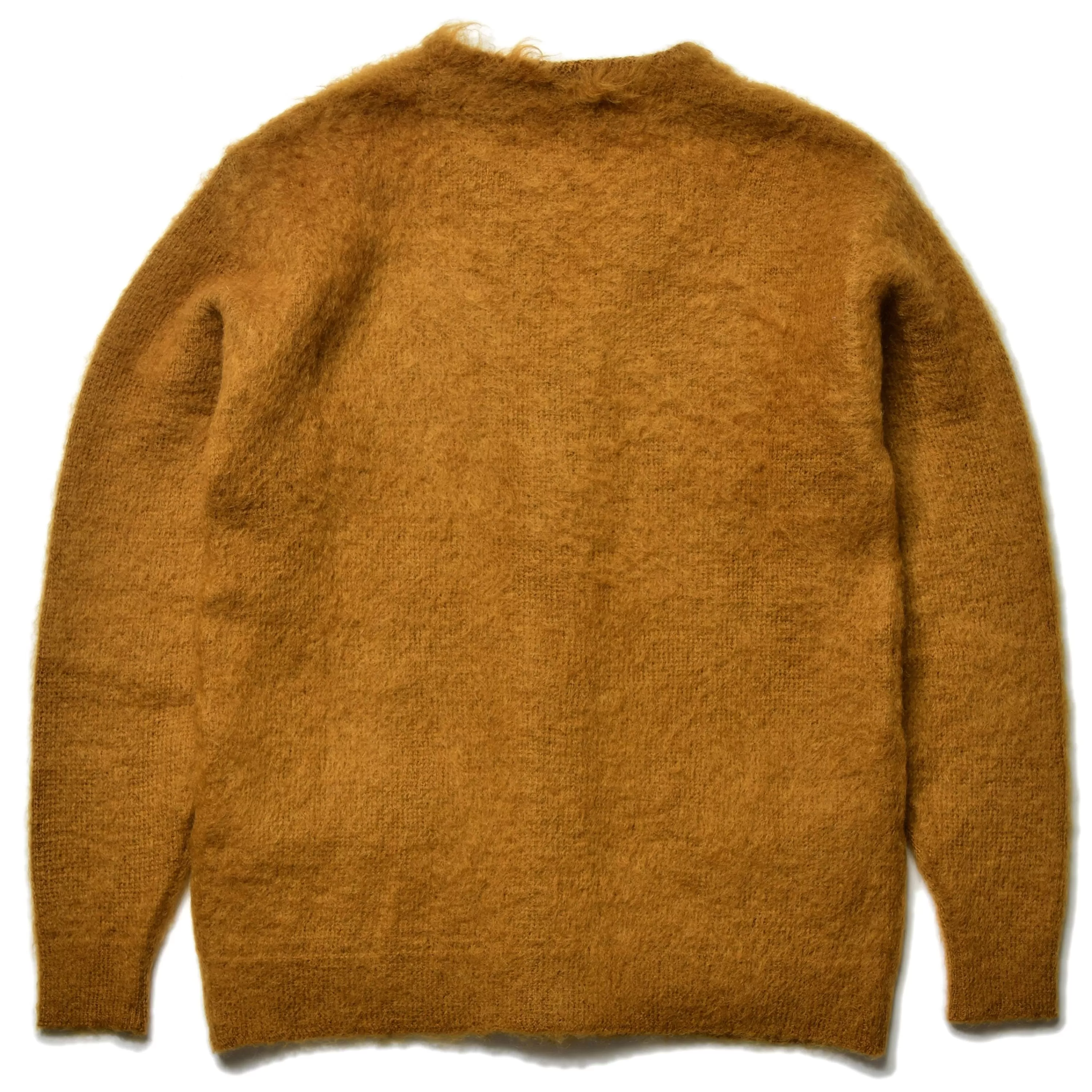 Joe McCoy Jm Mohair Cardigan 061 Mustard Clearance
