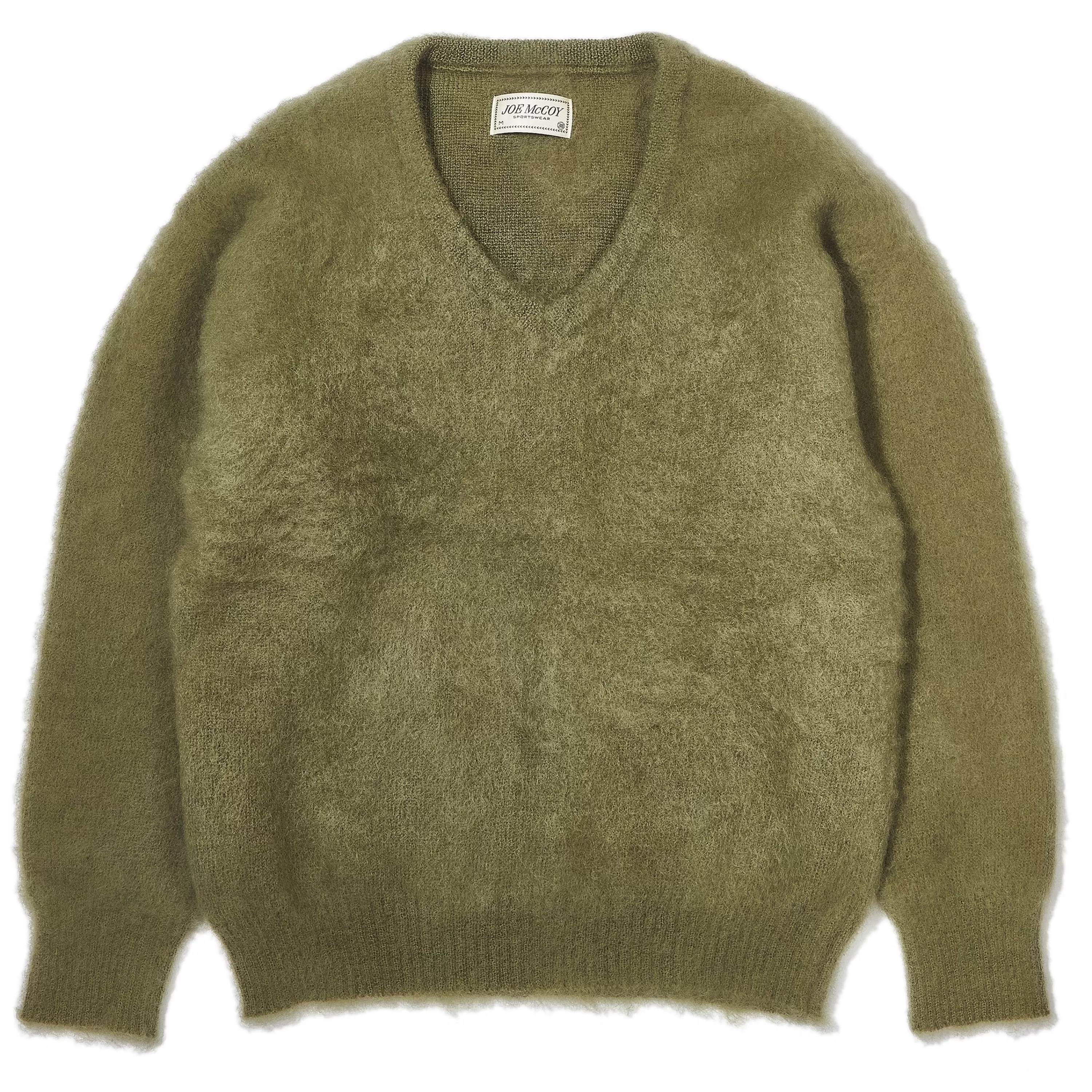 Joe McCoy Jm Mohair V-Neck Sweater Mint Outlet