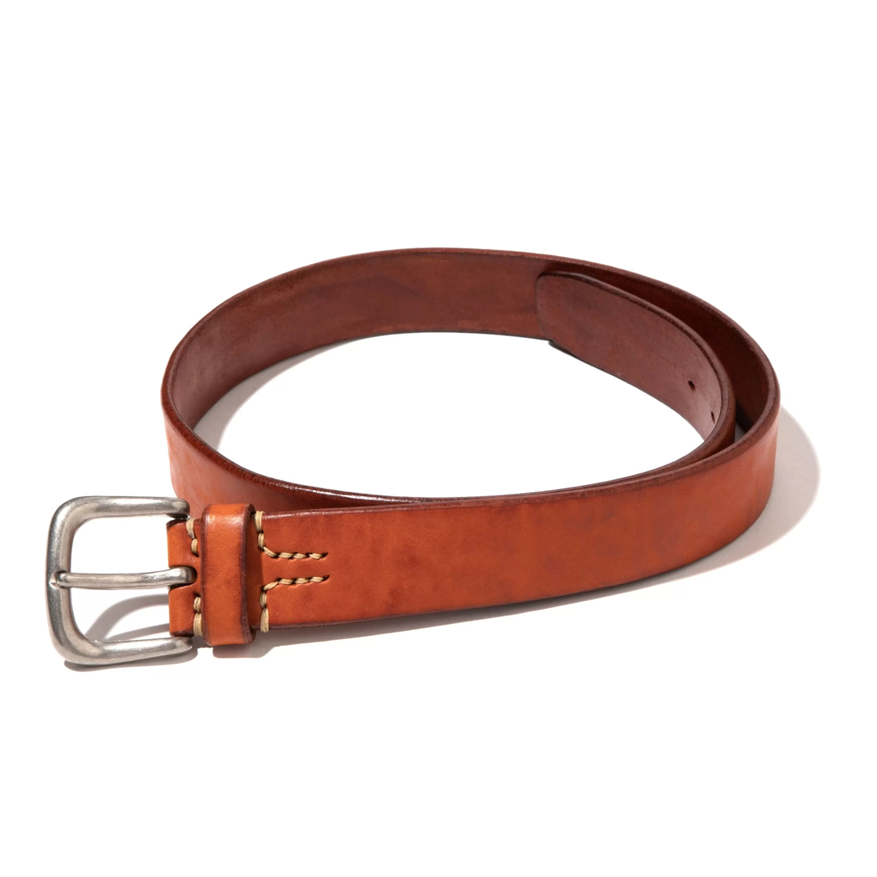 Joe McCoy Bend Leather Belt 050 Brown Shop