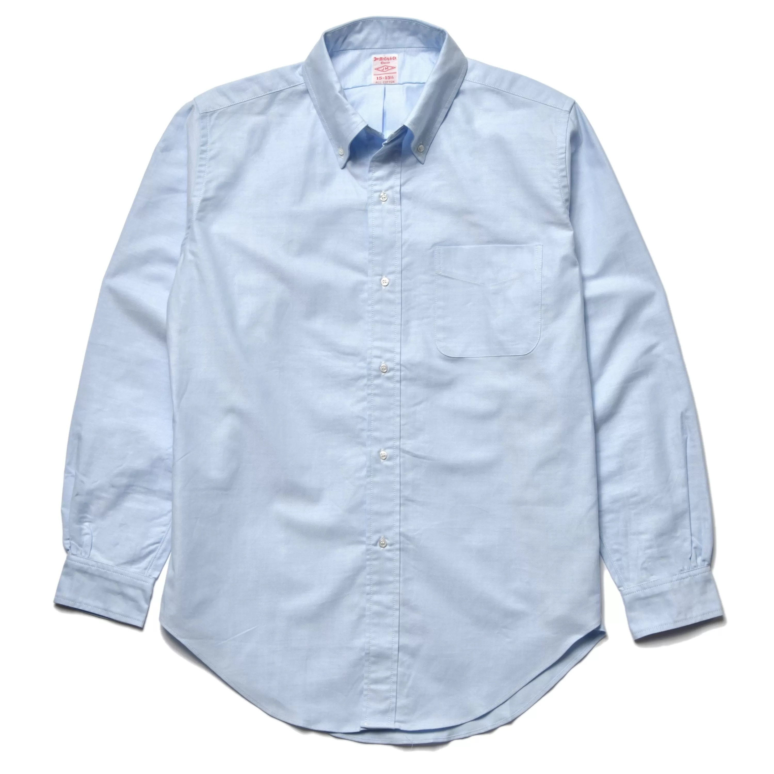Joe McCoy Button Down Shirt 123 Light Blue Clearance