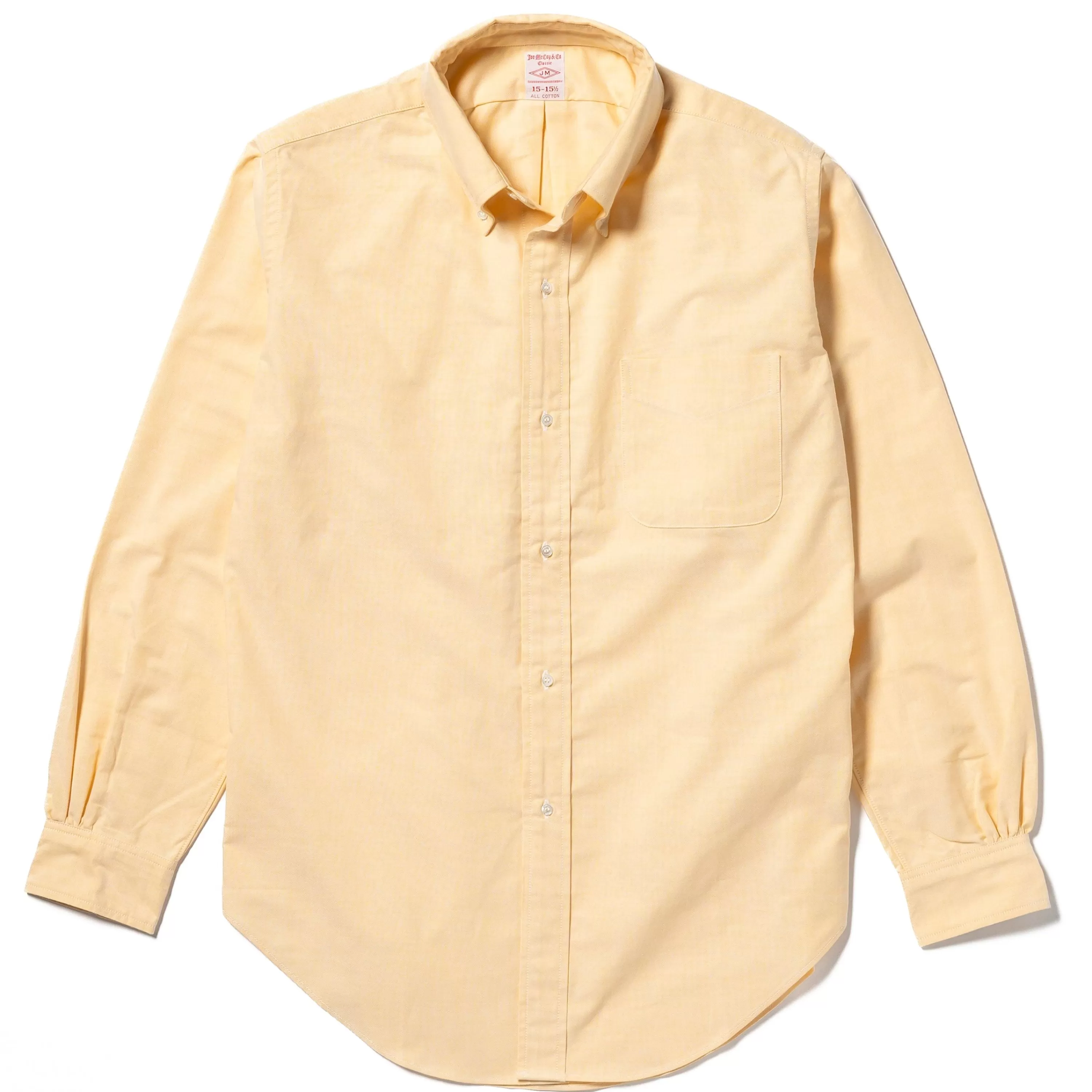 Joe McCoy Button Down Shirt 060 Yellow Cheap