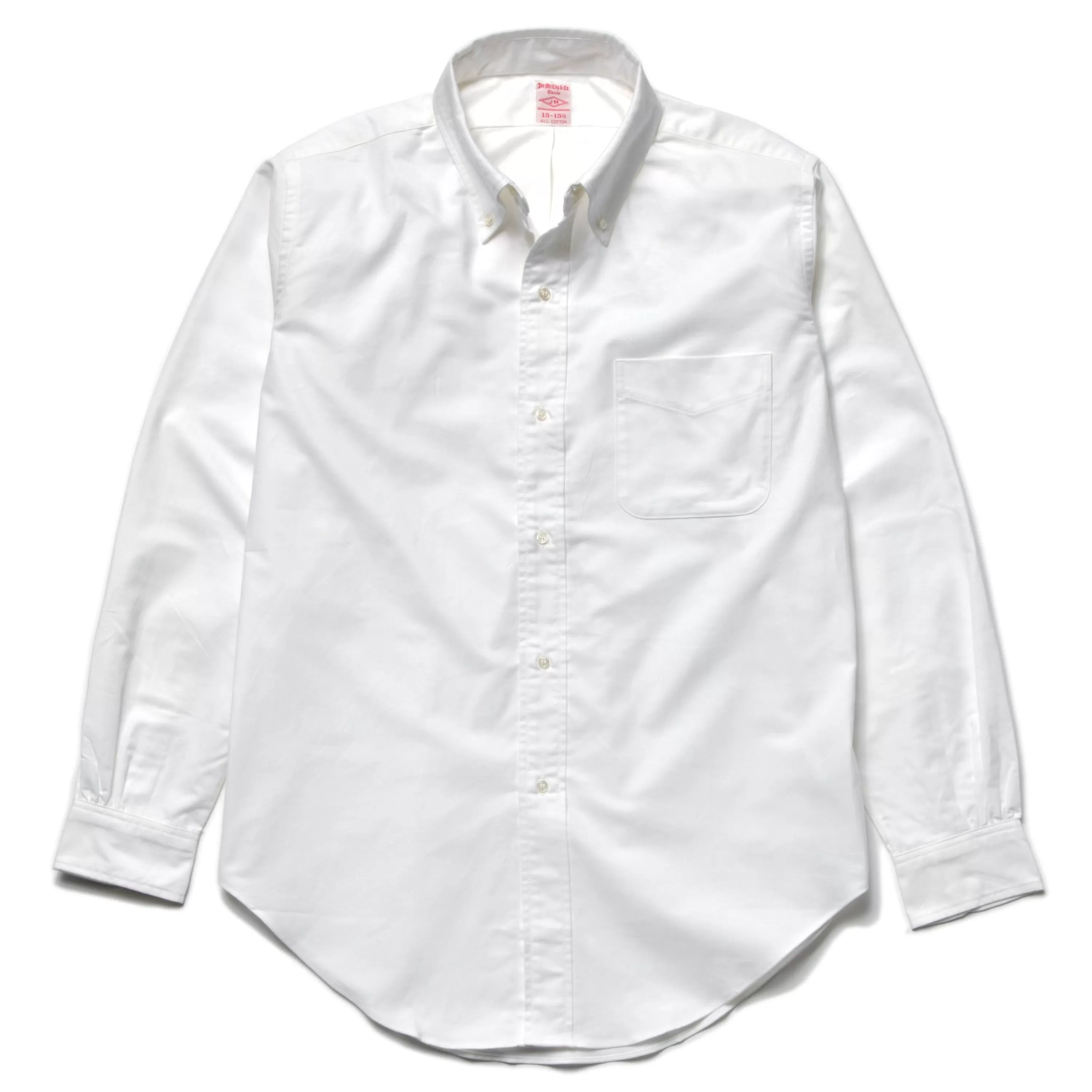 Joe McCoy Button Down Shirt 10 White Outlet