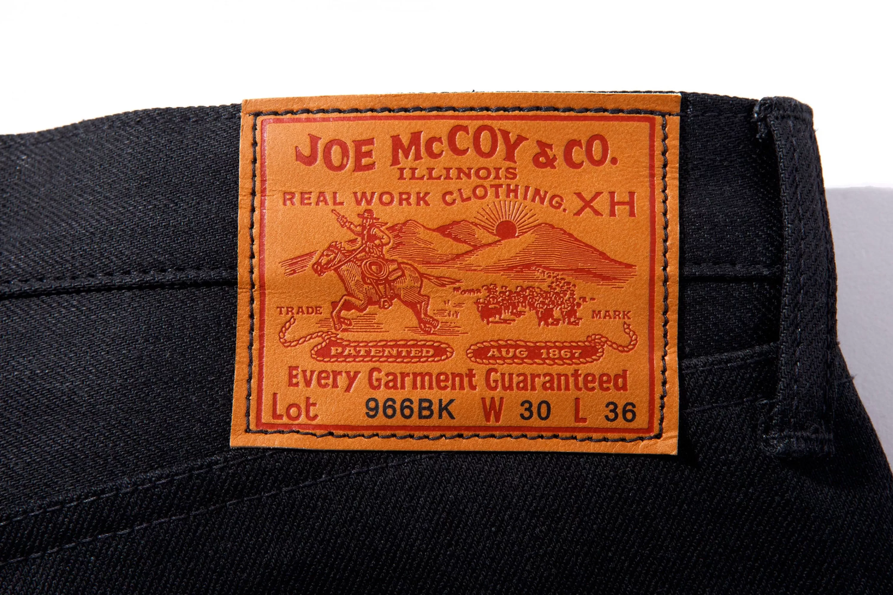 Joe McCoy Lot.966Bk Denim 030 Black Fashion