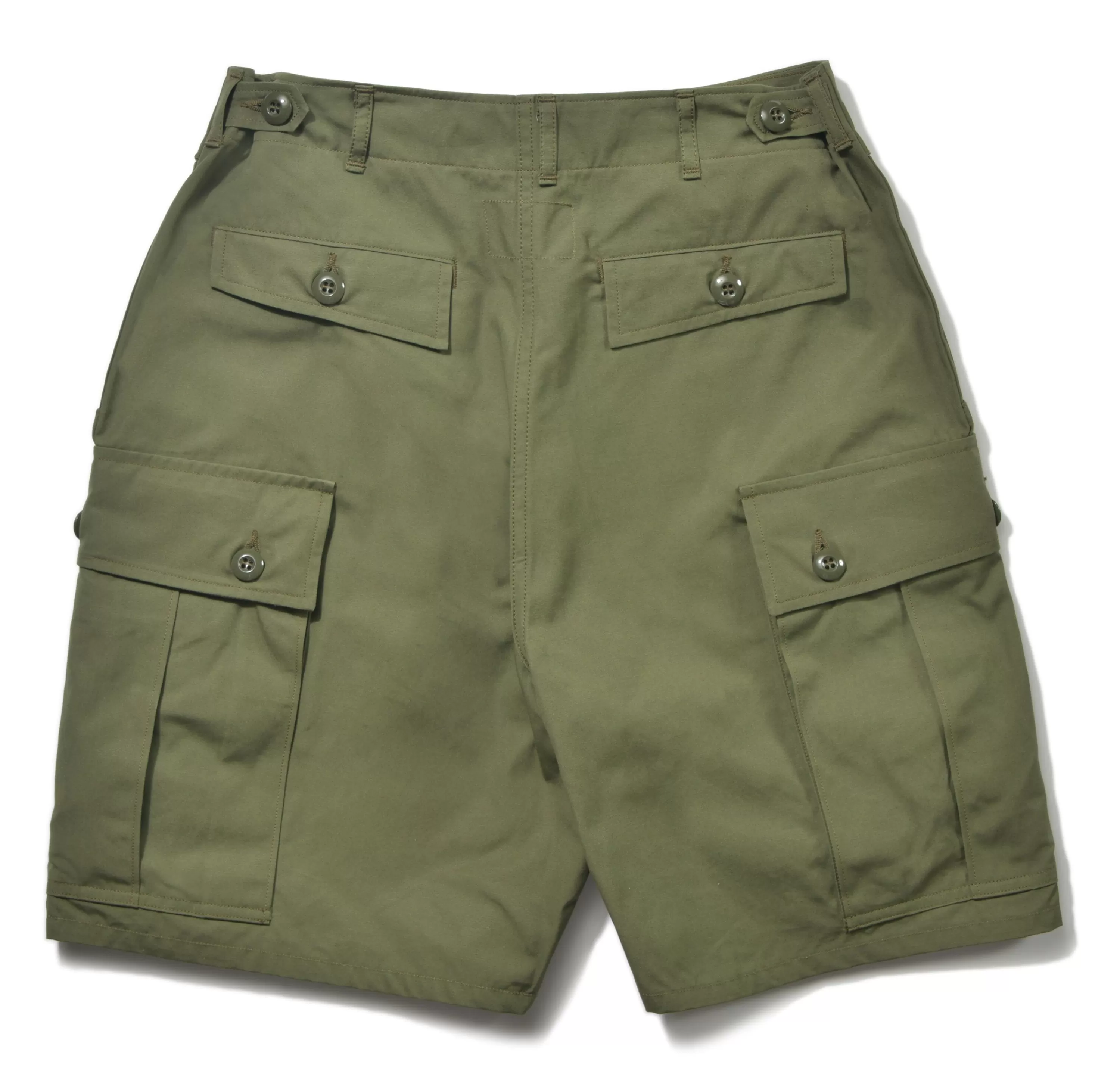 The Real McCoy's Jungle Fatigue Shorts (Model 220) 150 Olive Hot