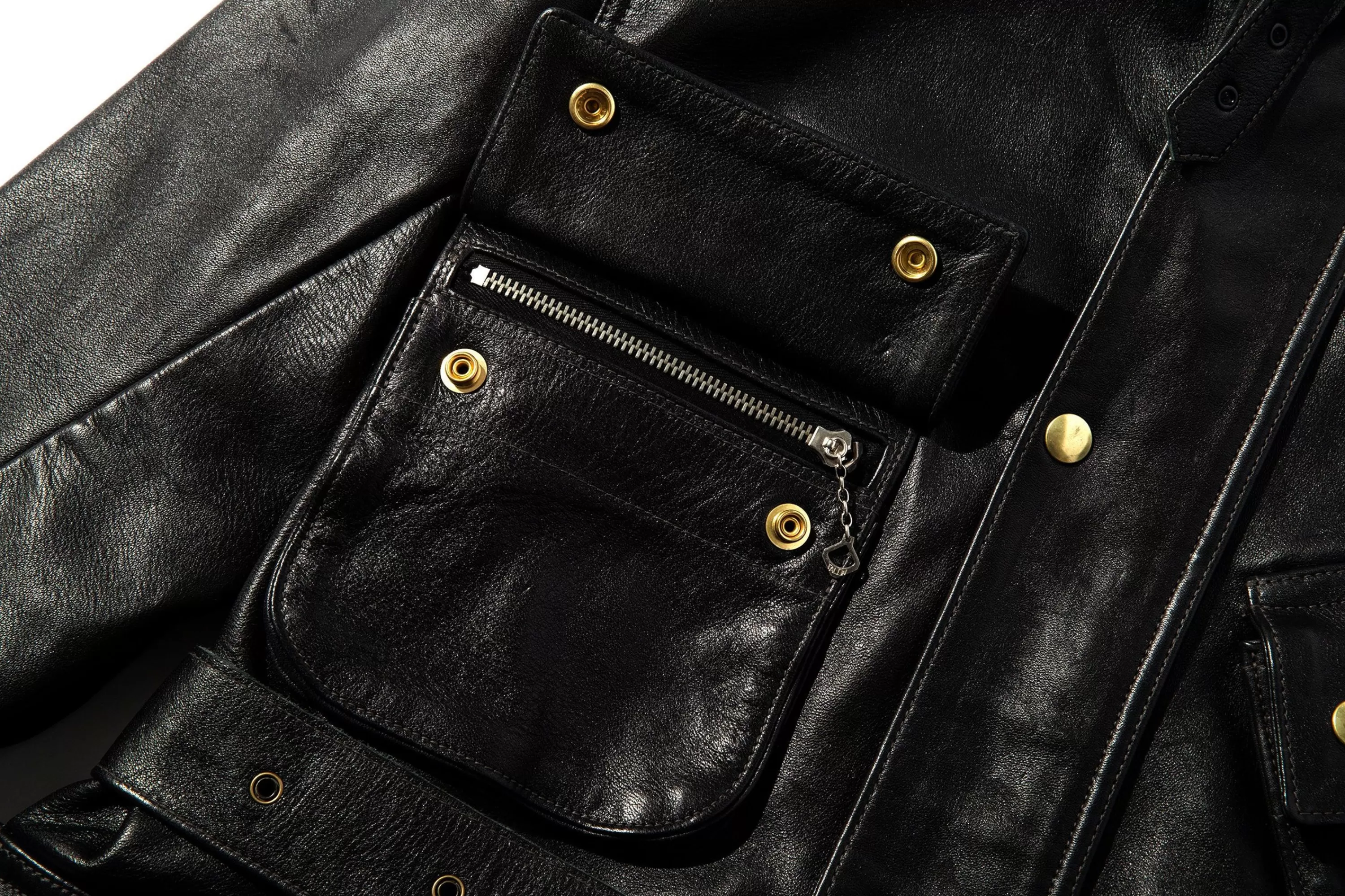 Joe McCoy Leather Enduro Trial Jacket Black Cheap