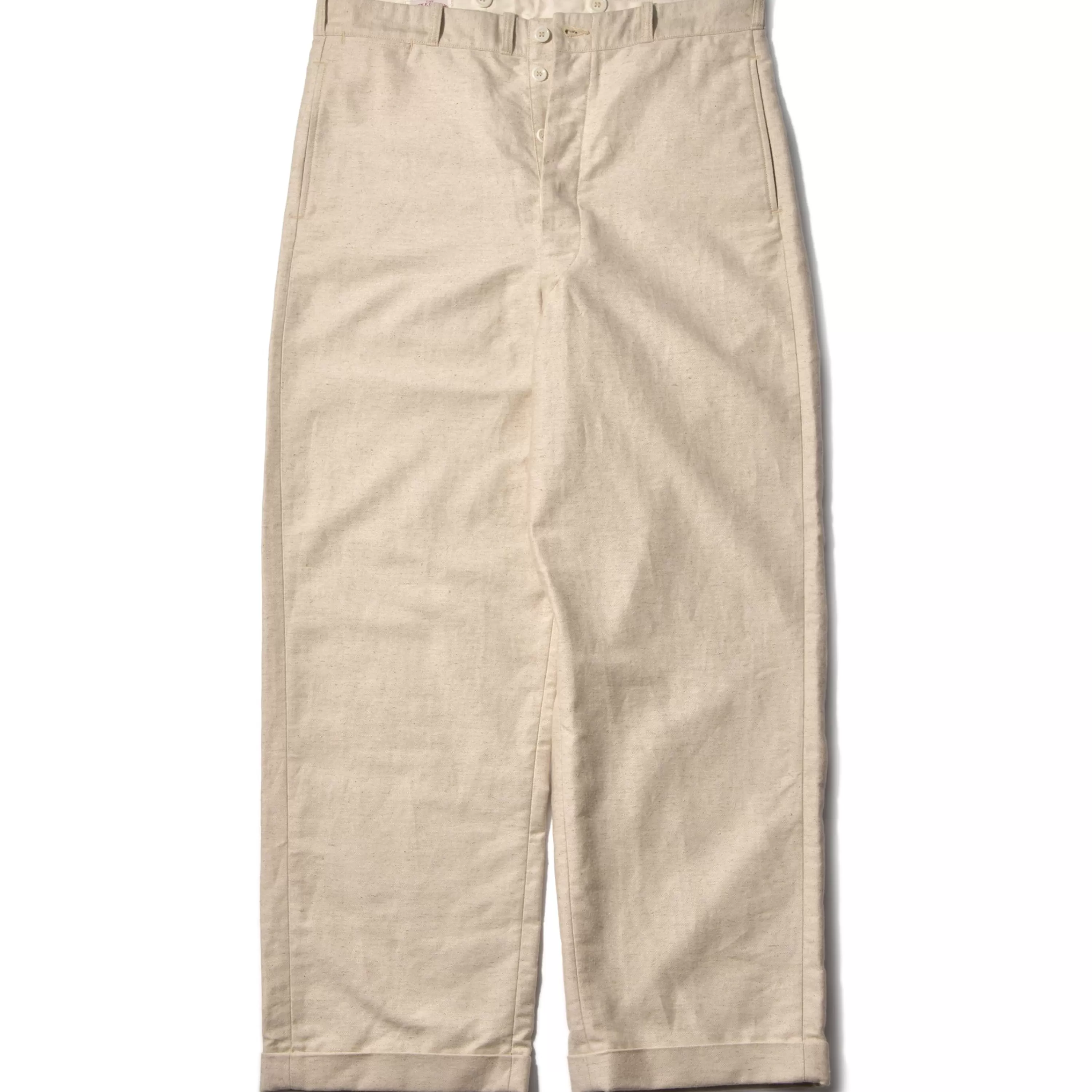 Joe McCoy Linen Atelier Trousers 041 Beige Fashion