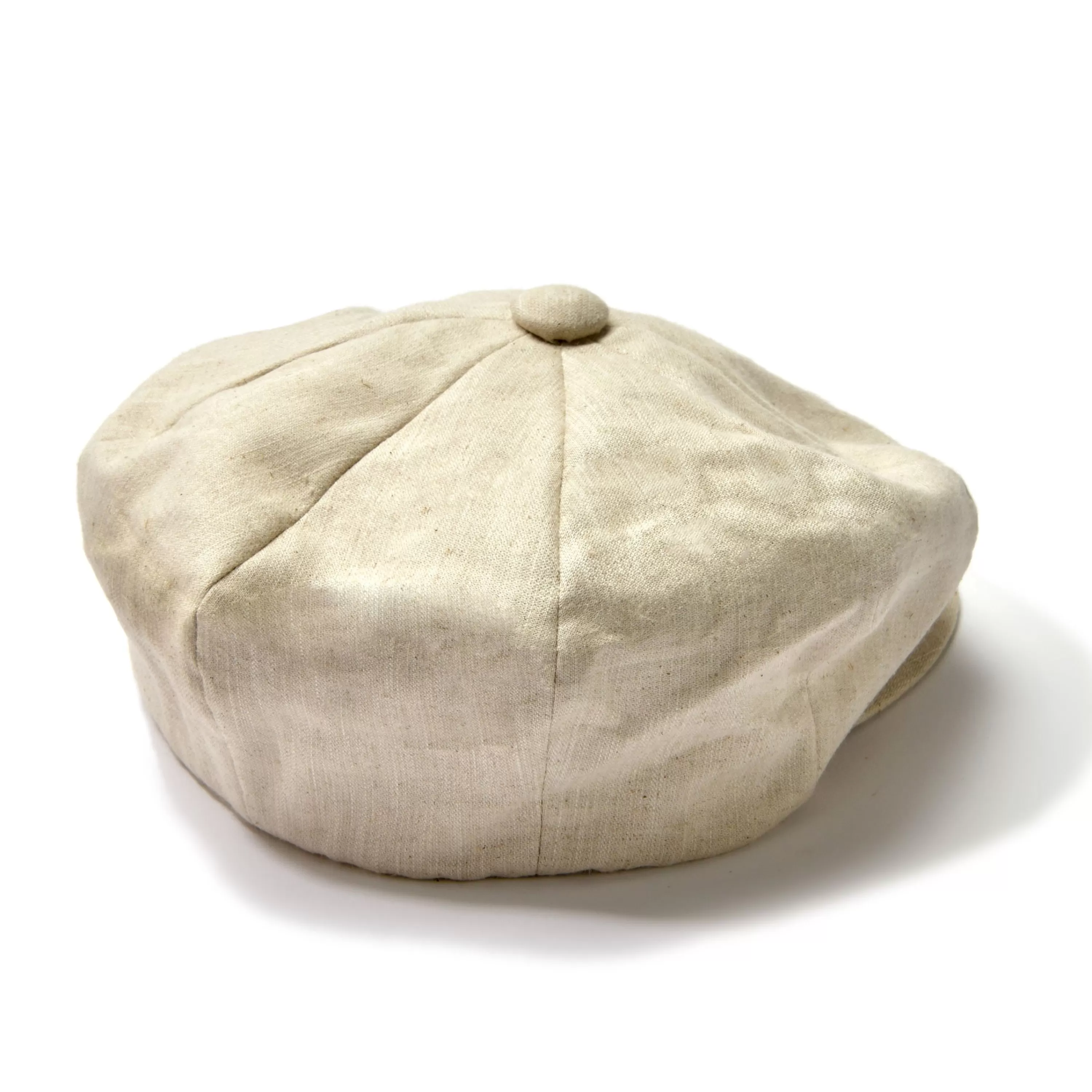 Joe McCoy Linen Newsboy Cap 041 Beige New