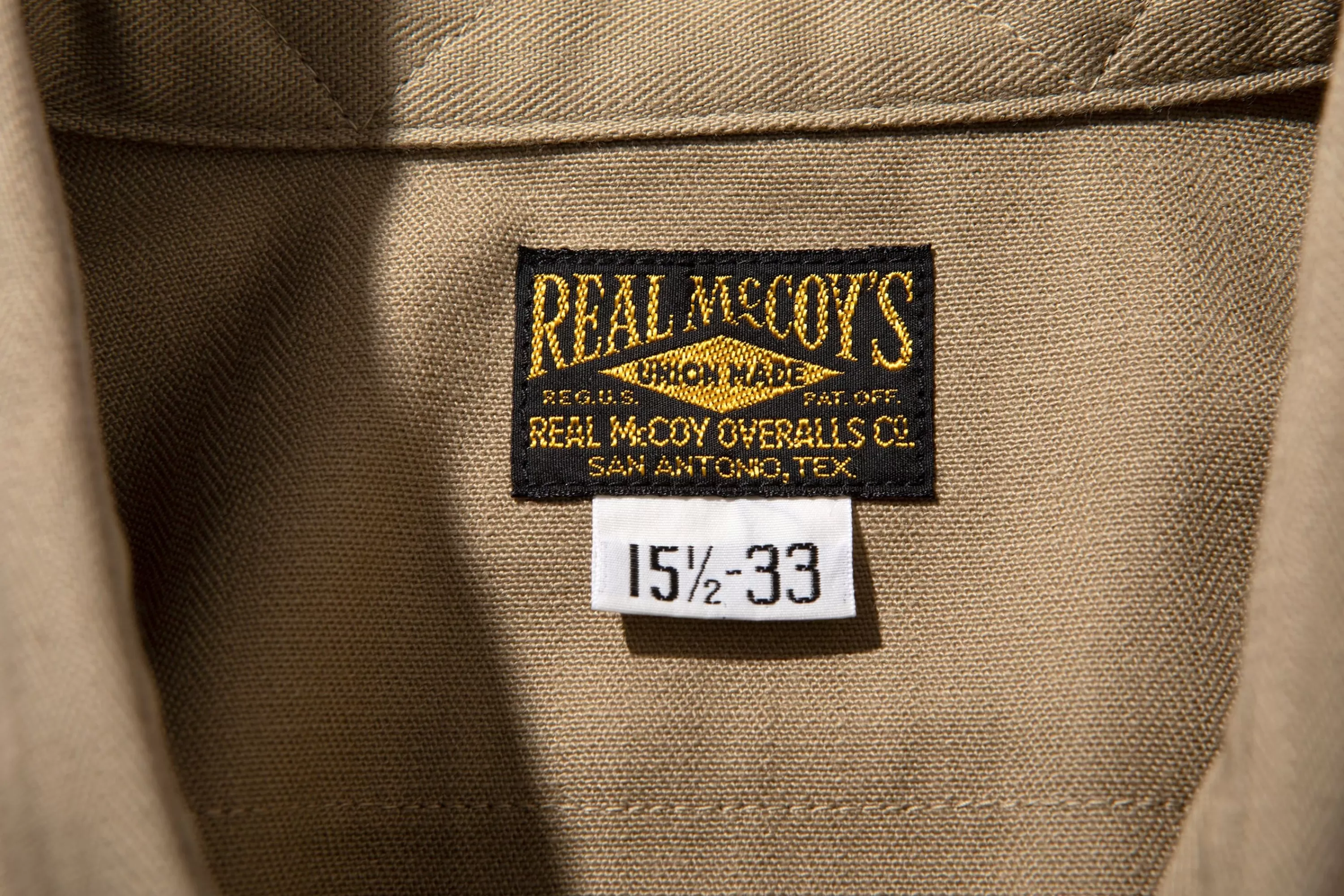 The Real McCoy's M-38 Khaki Shirt 040 Khaki Fashion