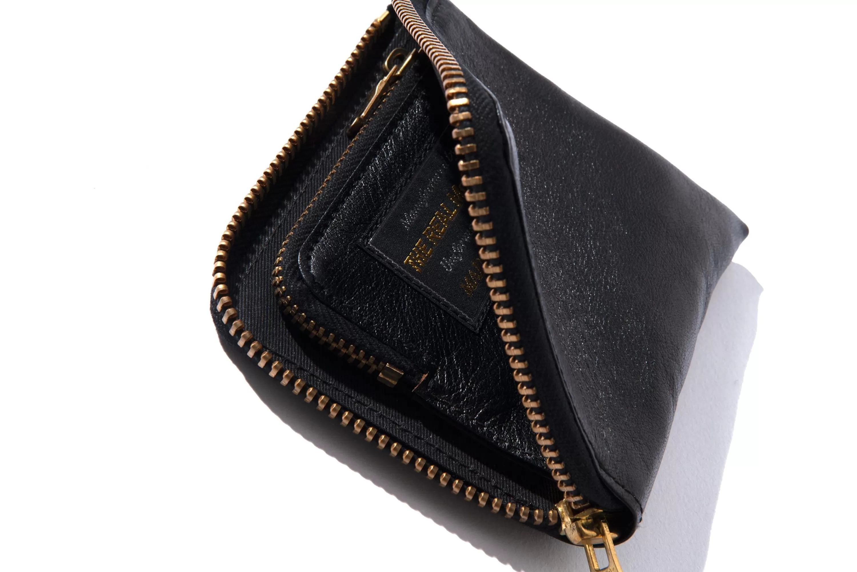 The Real McCoy's Mccoy'S Horsehide Wallet Black Fashion