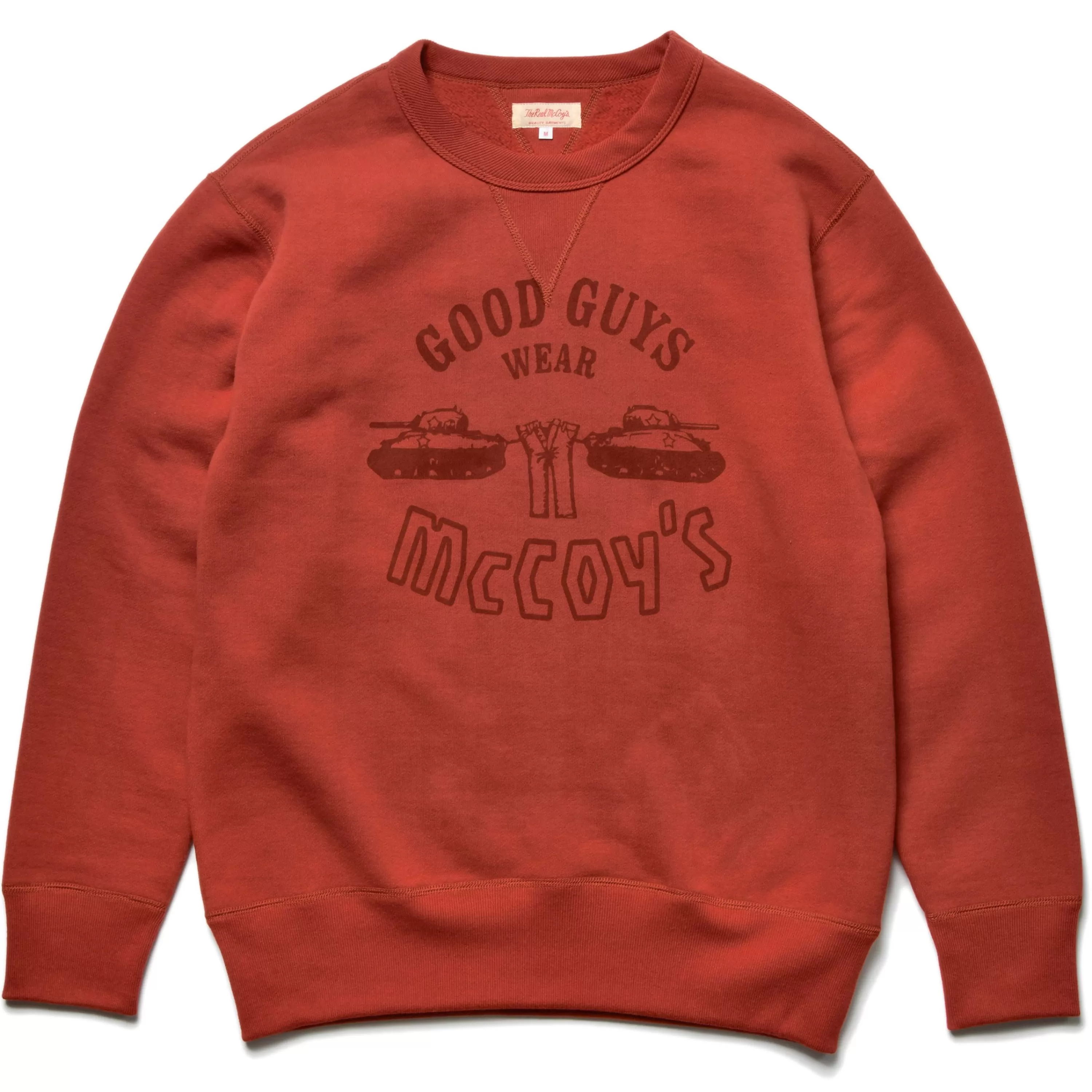 The Real McCoy's Military Print Sweatshirt / Good Guys Wear Mccoy'S 091 Cherry Best Sale