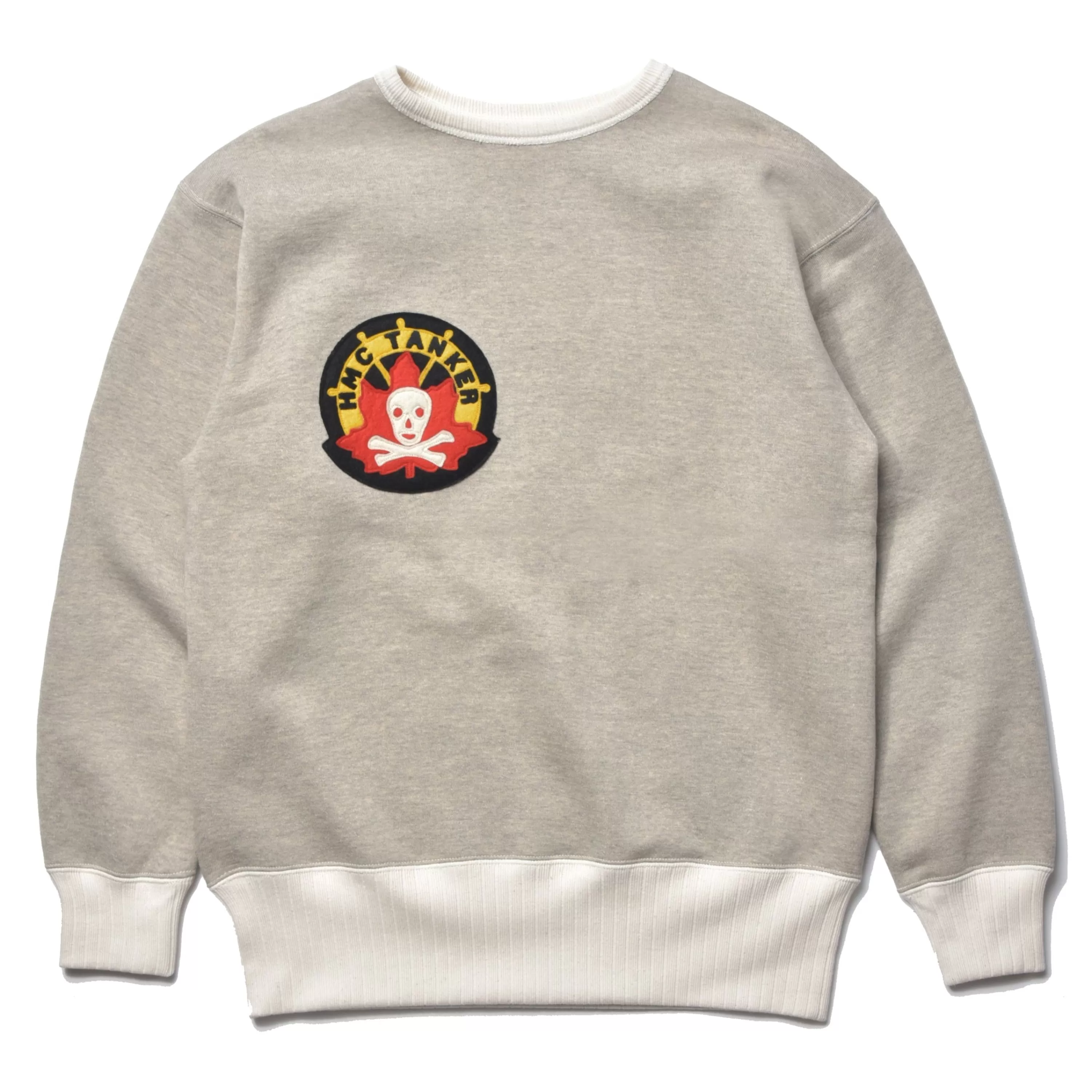 The Real McCoy's Military Print Sweatshirt / Hmc Tanker Oatmeal Online