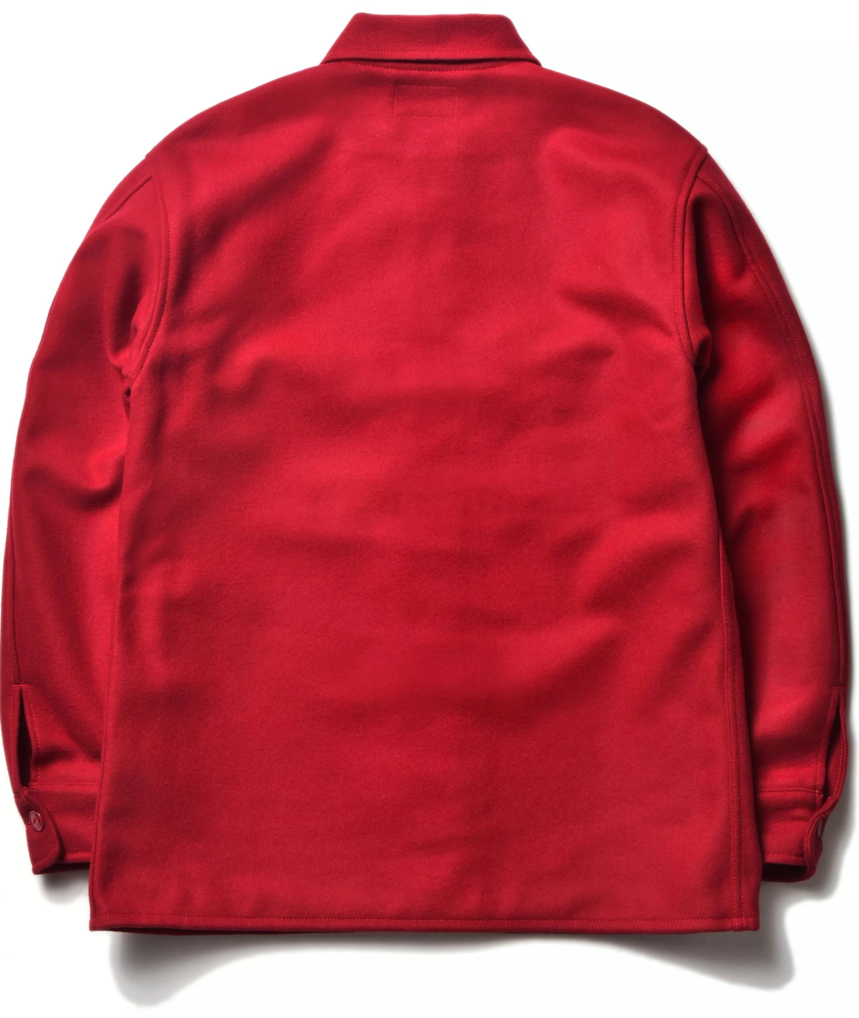 The Real McCoy's Military Souvenir Wool Shirt Red Fashion