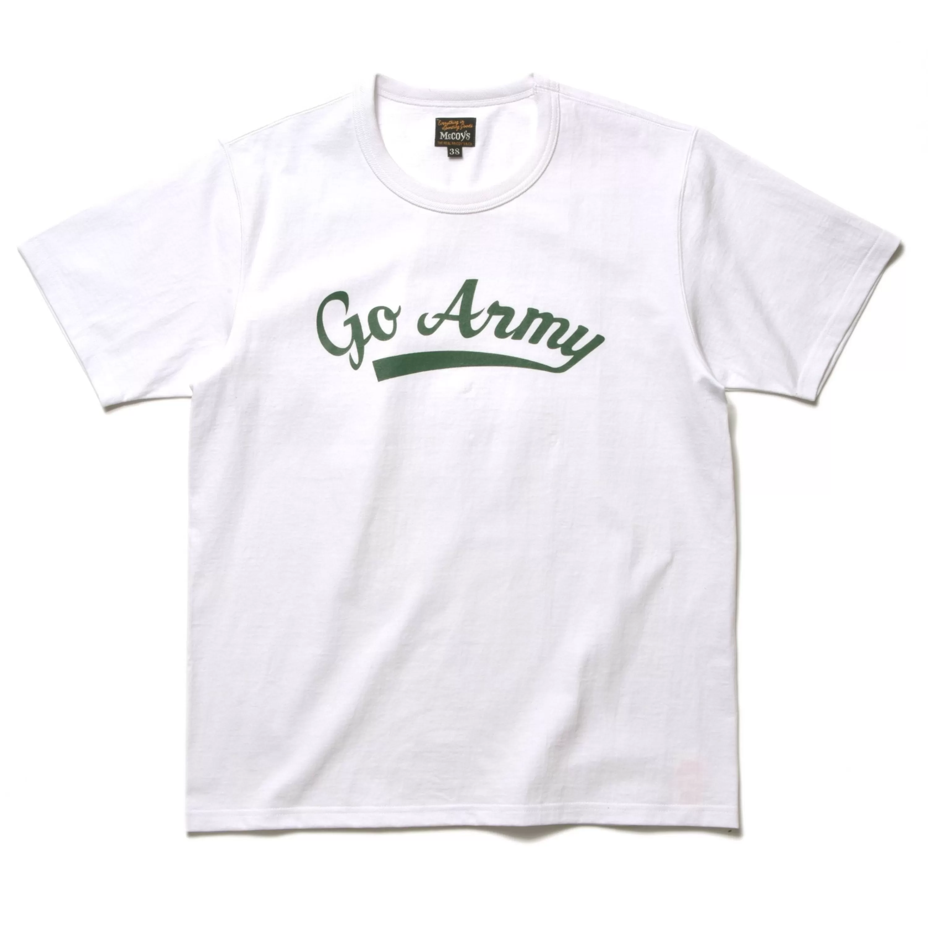 The Real McCoy's Military Tee / Go Army White Shop