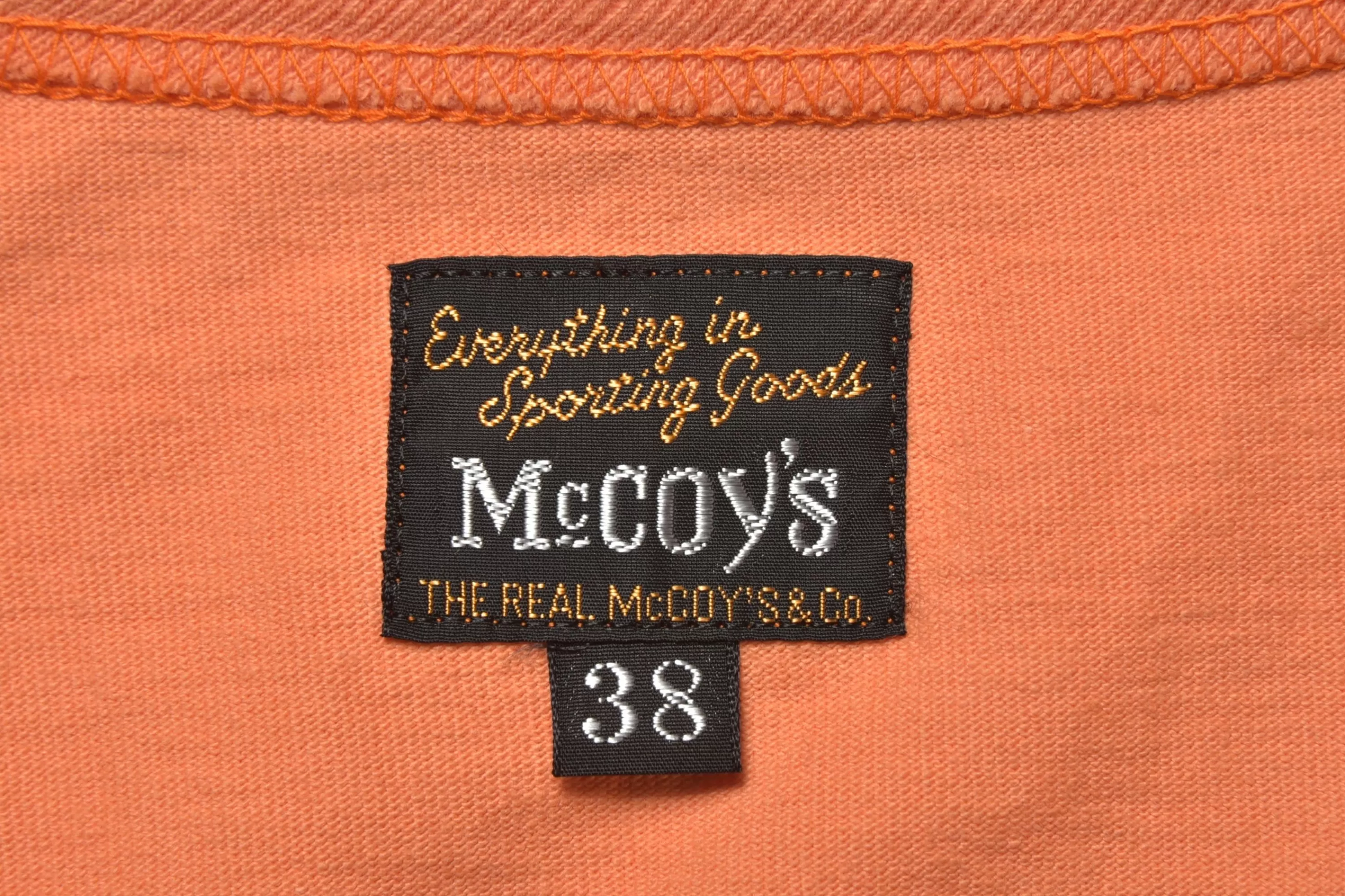 The Real McCoy's Military Tee / Troopers 71 Tangerine Outlet