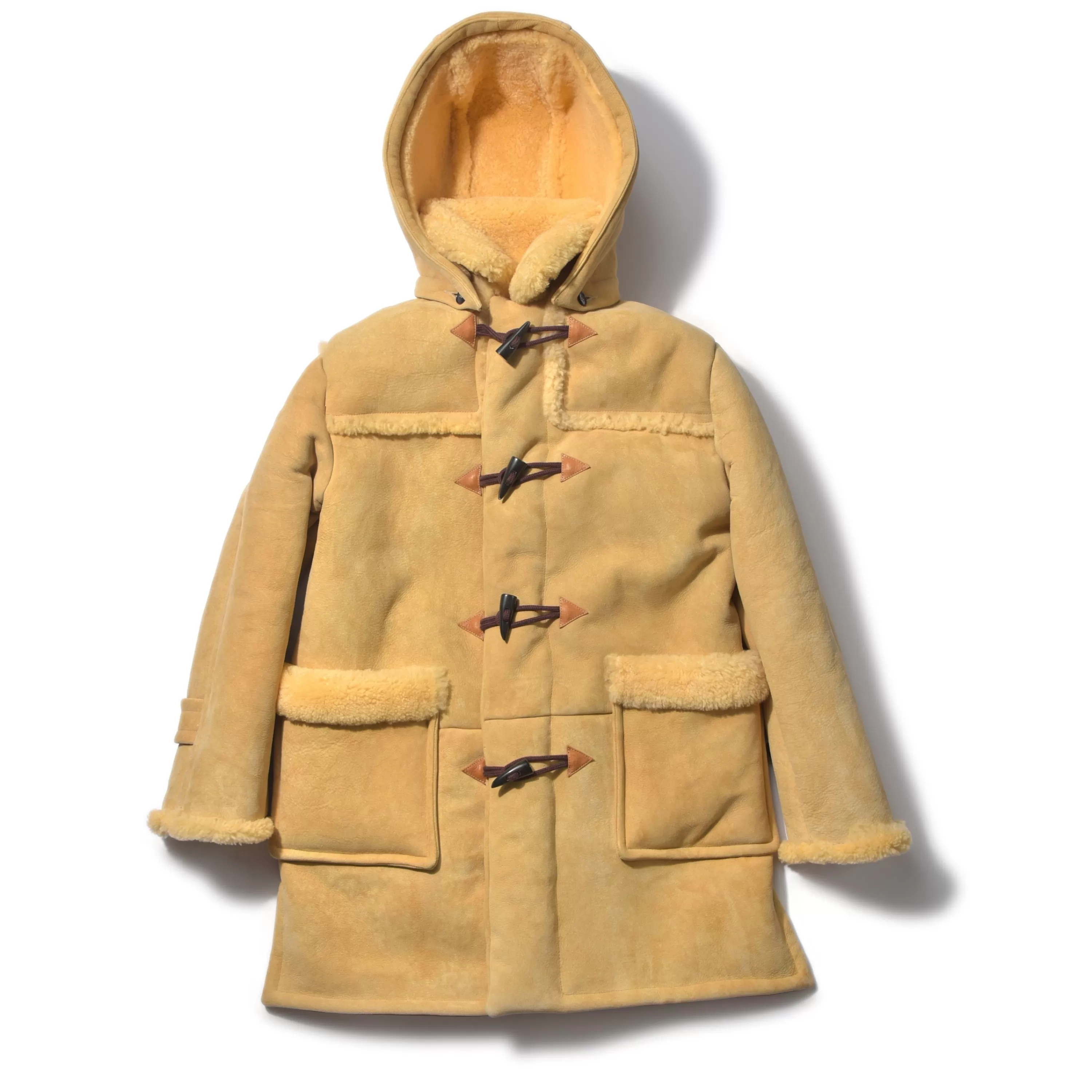 Joe McCoy Mouton Duffle Coat Beige Discount