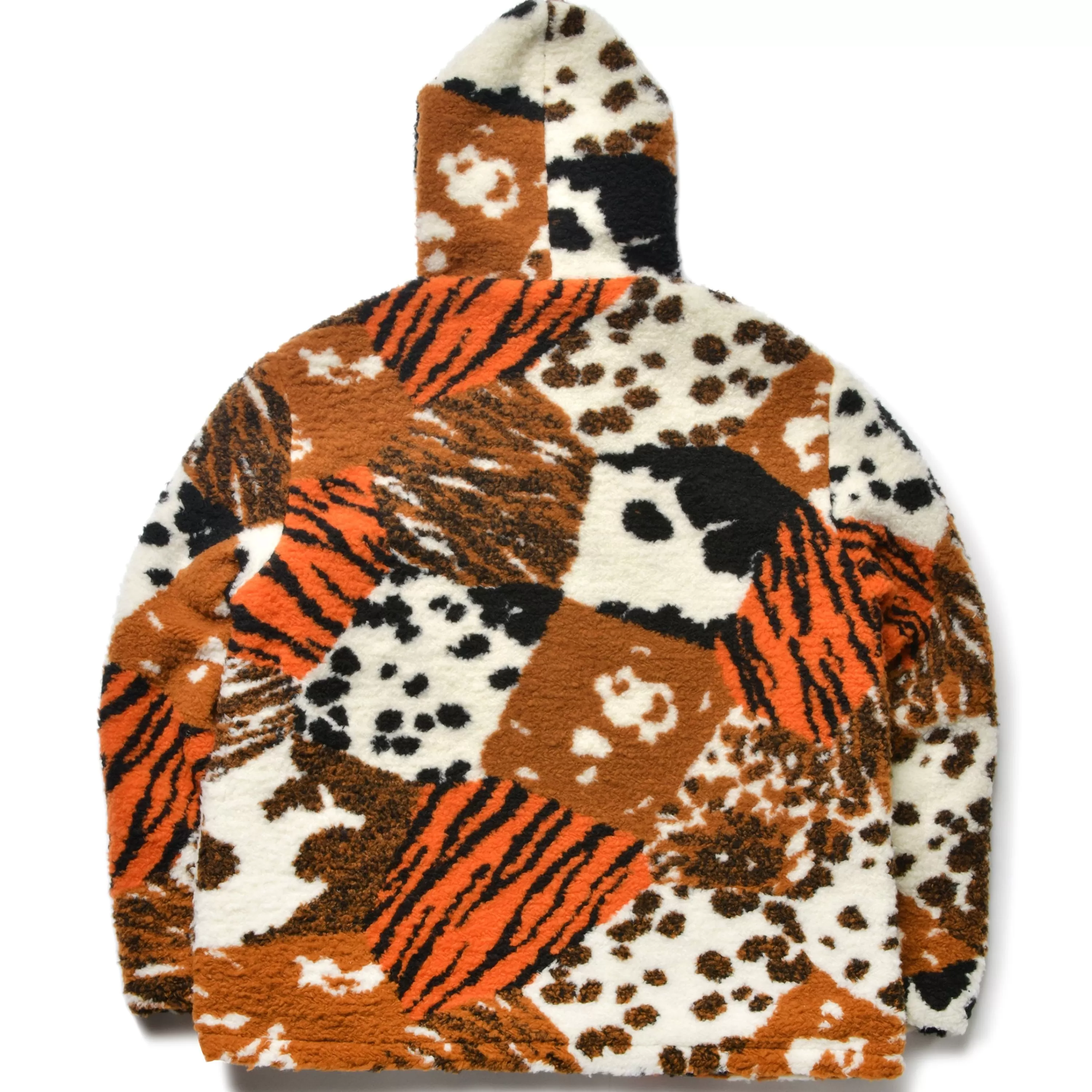 Joe McCoy Multi Panel Animal Fur Parka 041 Beige Outlet