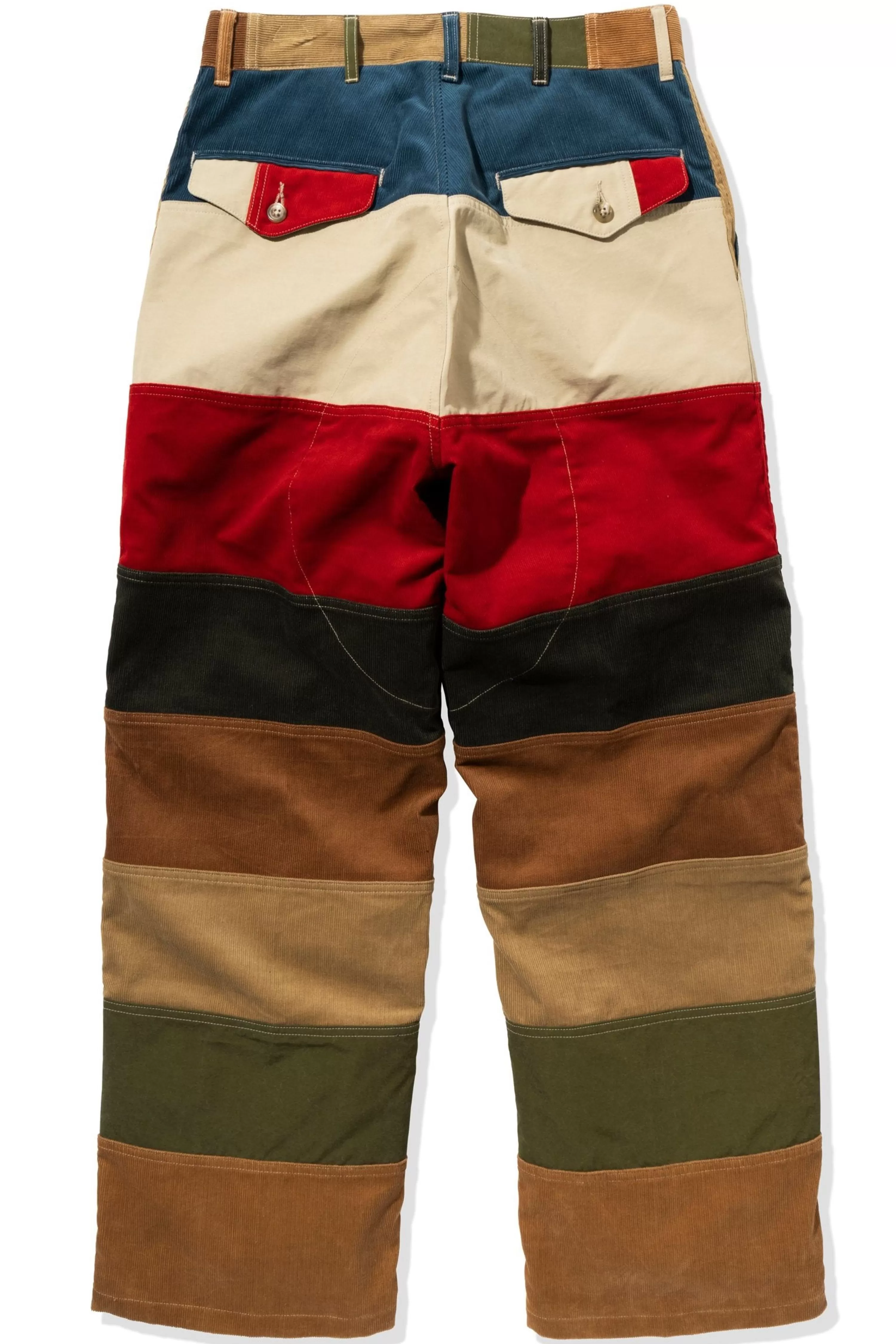 Joe McCoy Multicolor Corduroy Hunting Trousers Tricolor Fashion