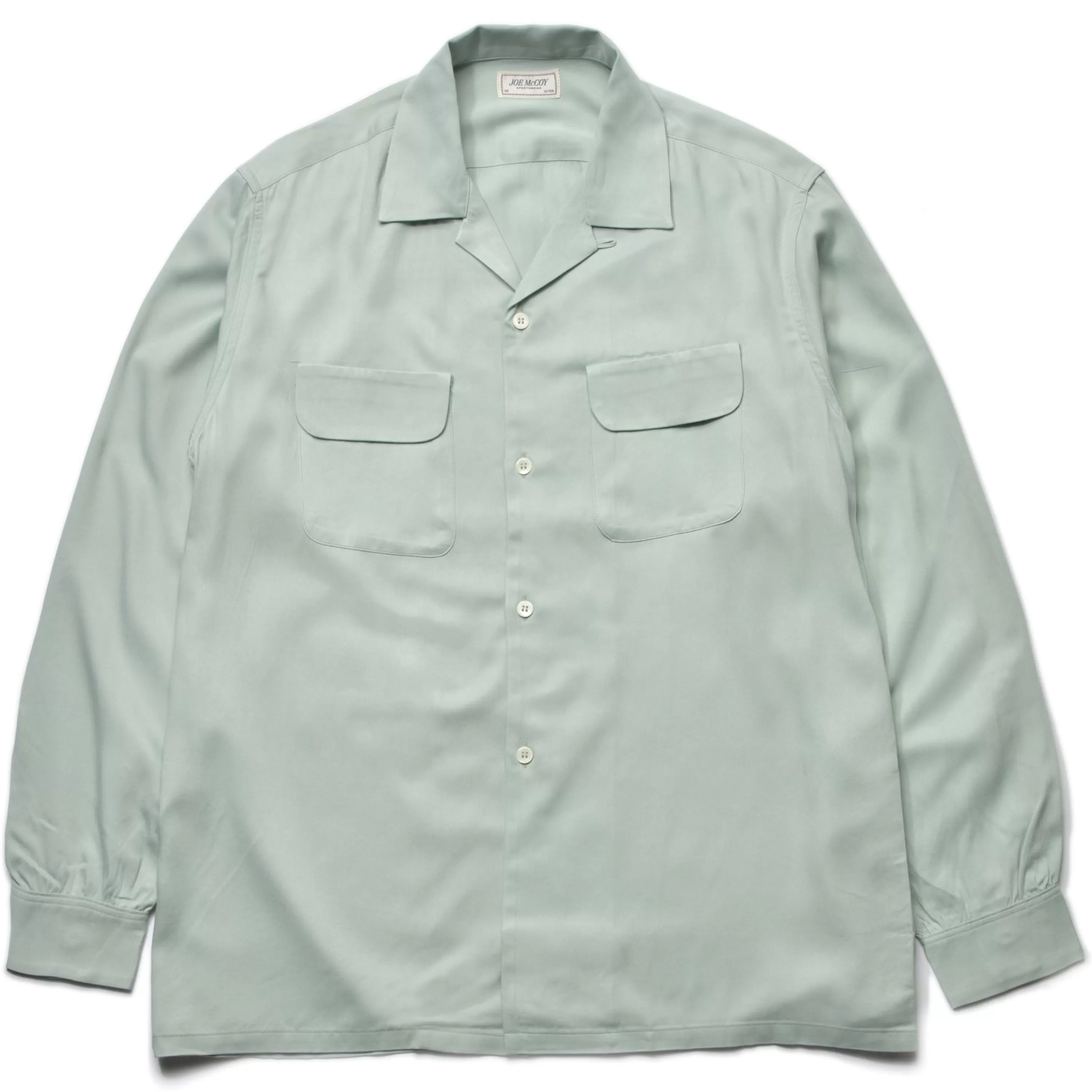 Joe McCoy Open Collar Rayon Shirt (Ss22) 161 Mint Best