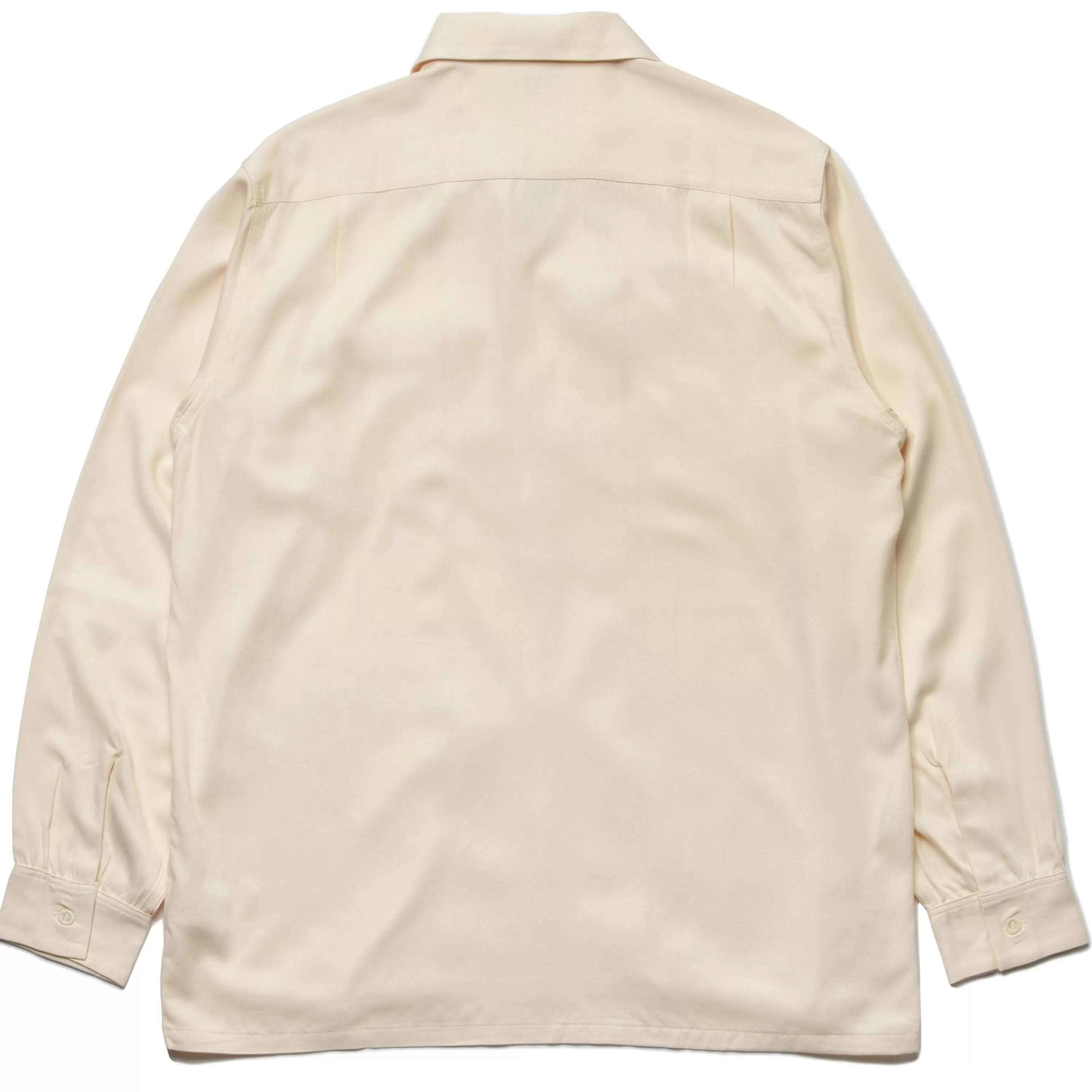 Joe McCoy Open Collar Rayon Shirt (Ss22) 012 Ecru Cheap