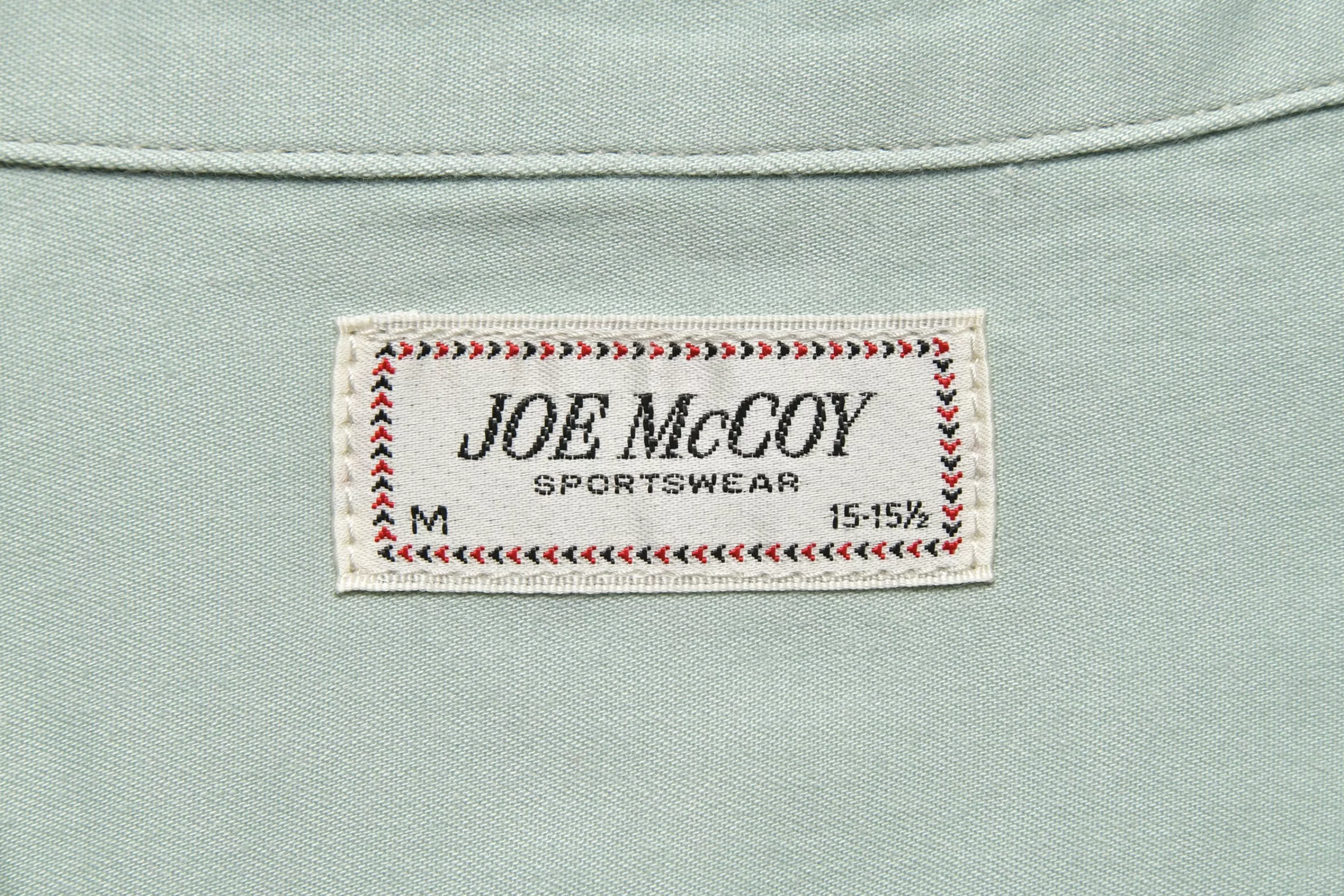 Joe McCoy Open Collar Rayon Shirt (Ss22) 161 Mint Best