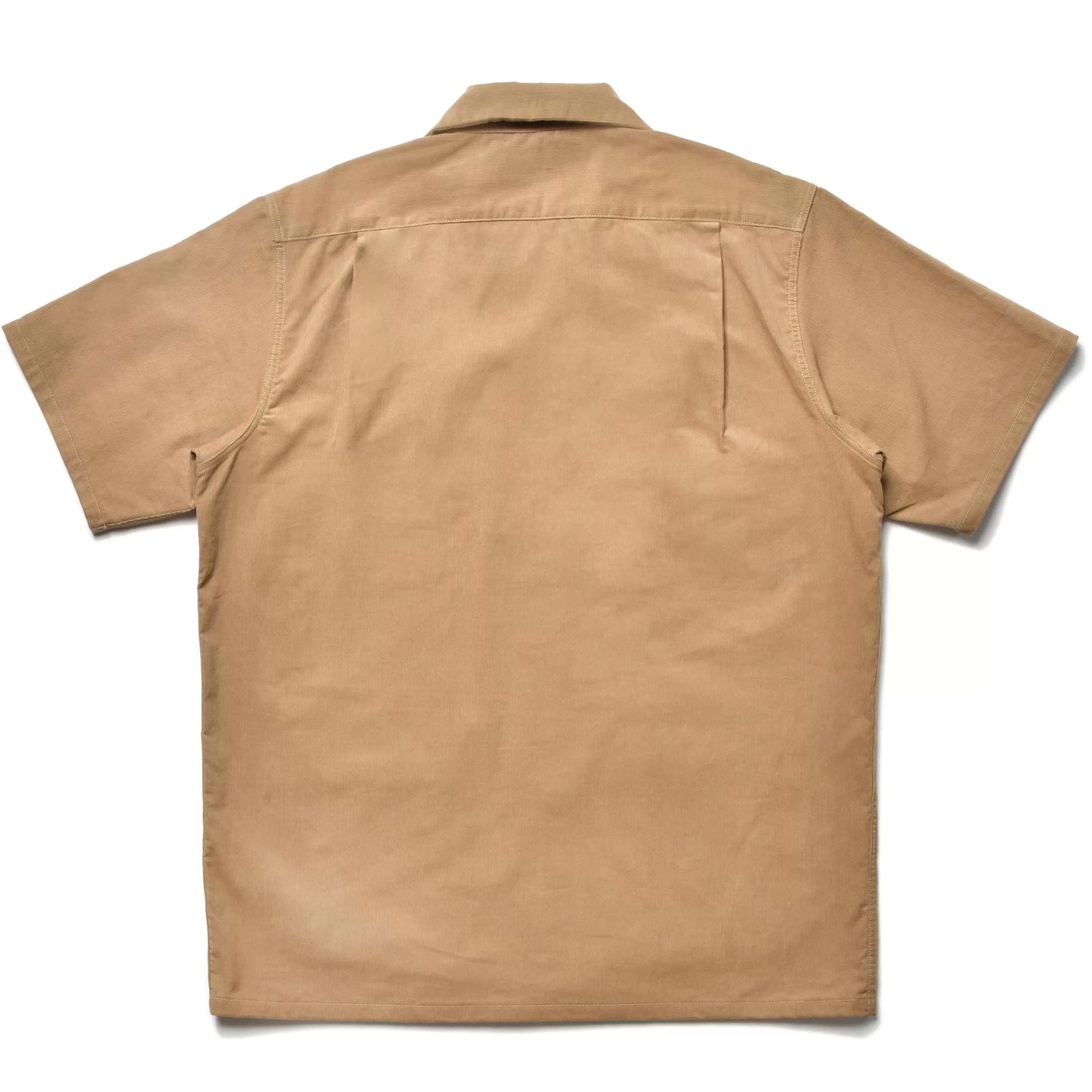 Joe McCoy Open Collar Resort S/S Shirt / Summer Corduroy 041 Beige Best