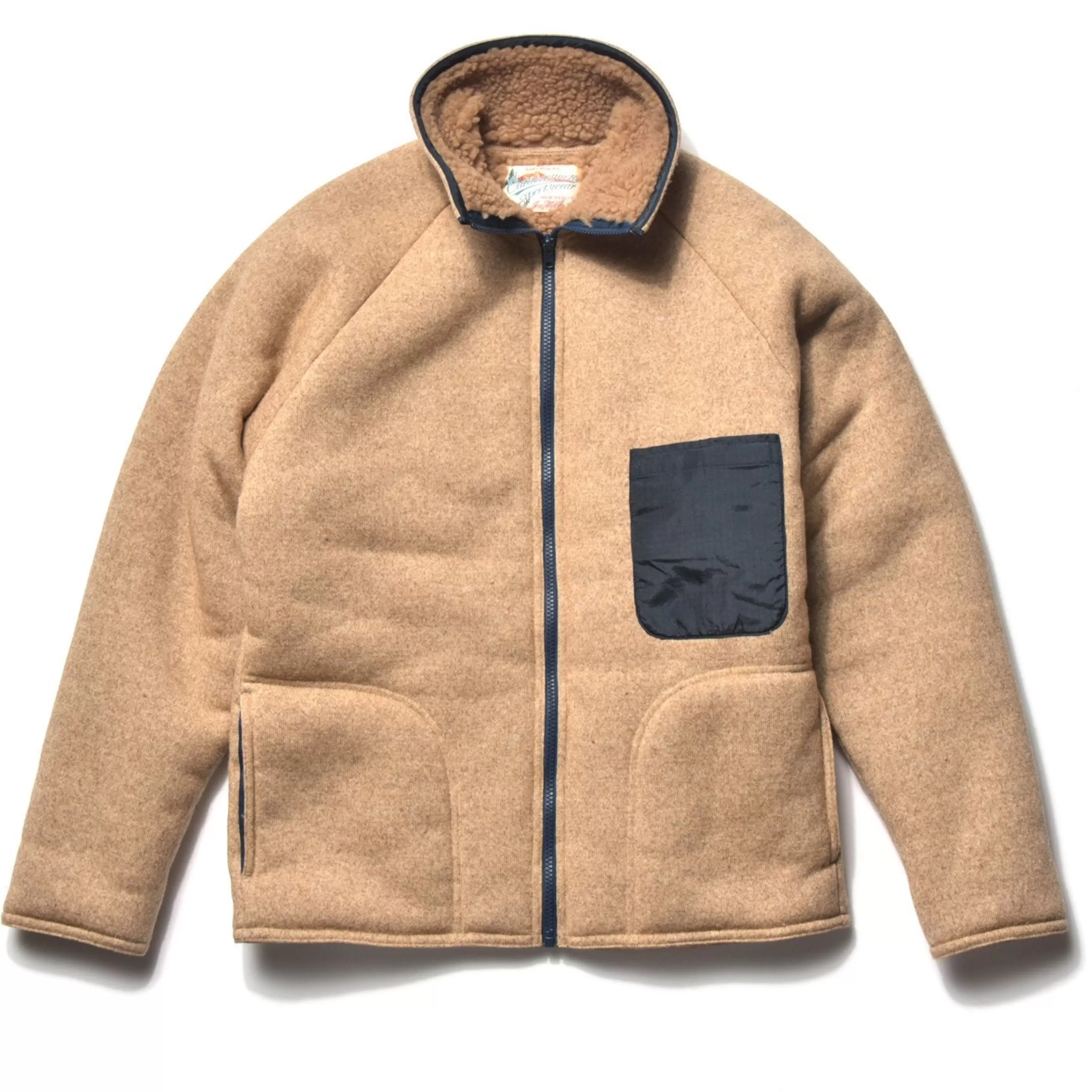 Joe McCoy Outdoor Pile Cardigan Beige Best