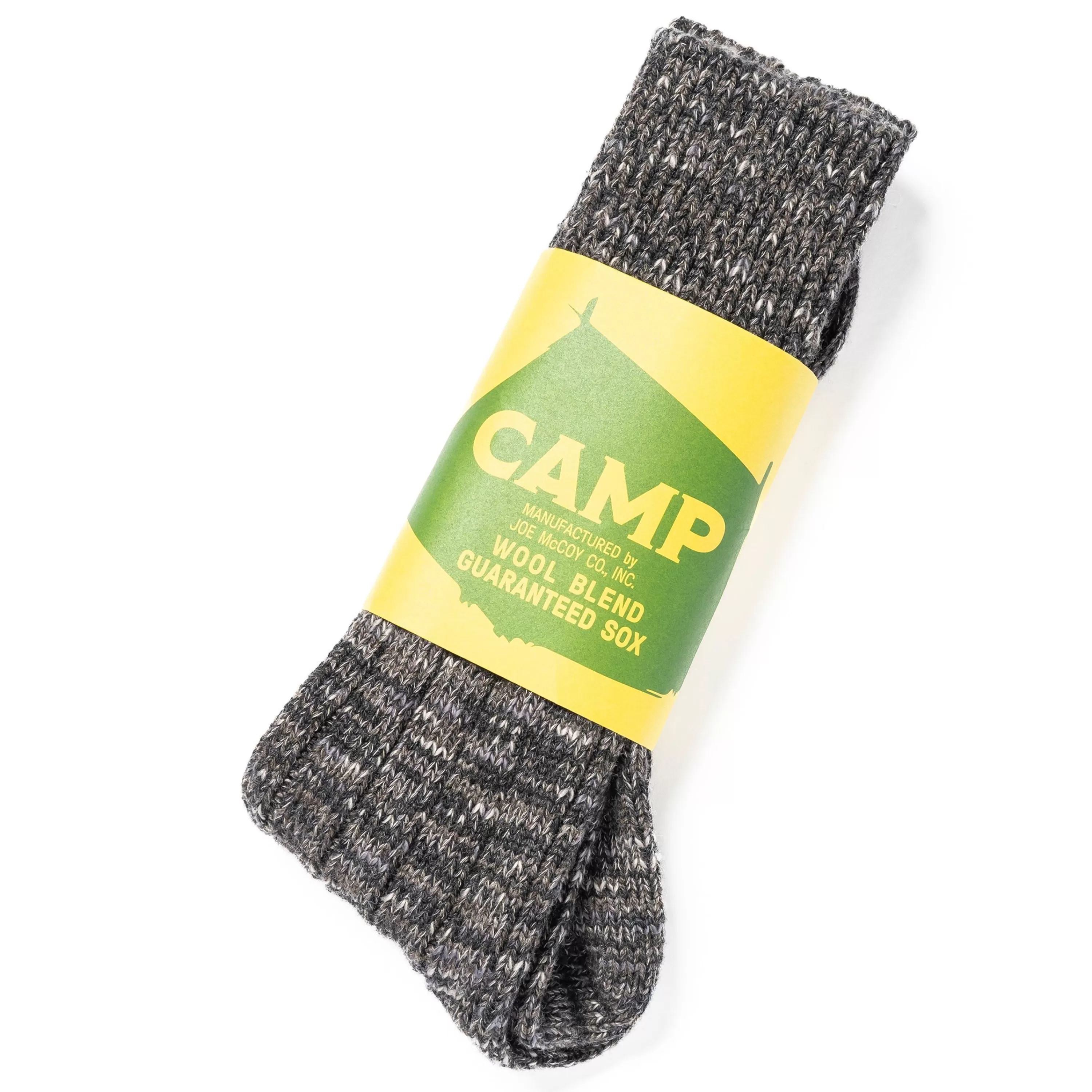 Joe McCoy Outdoor Wool Socks 'Camp' Charcoal Sale