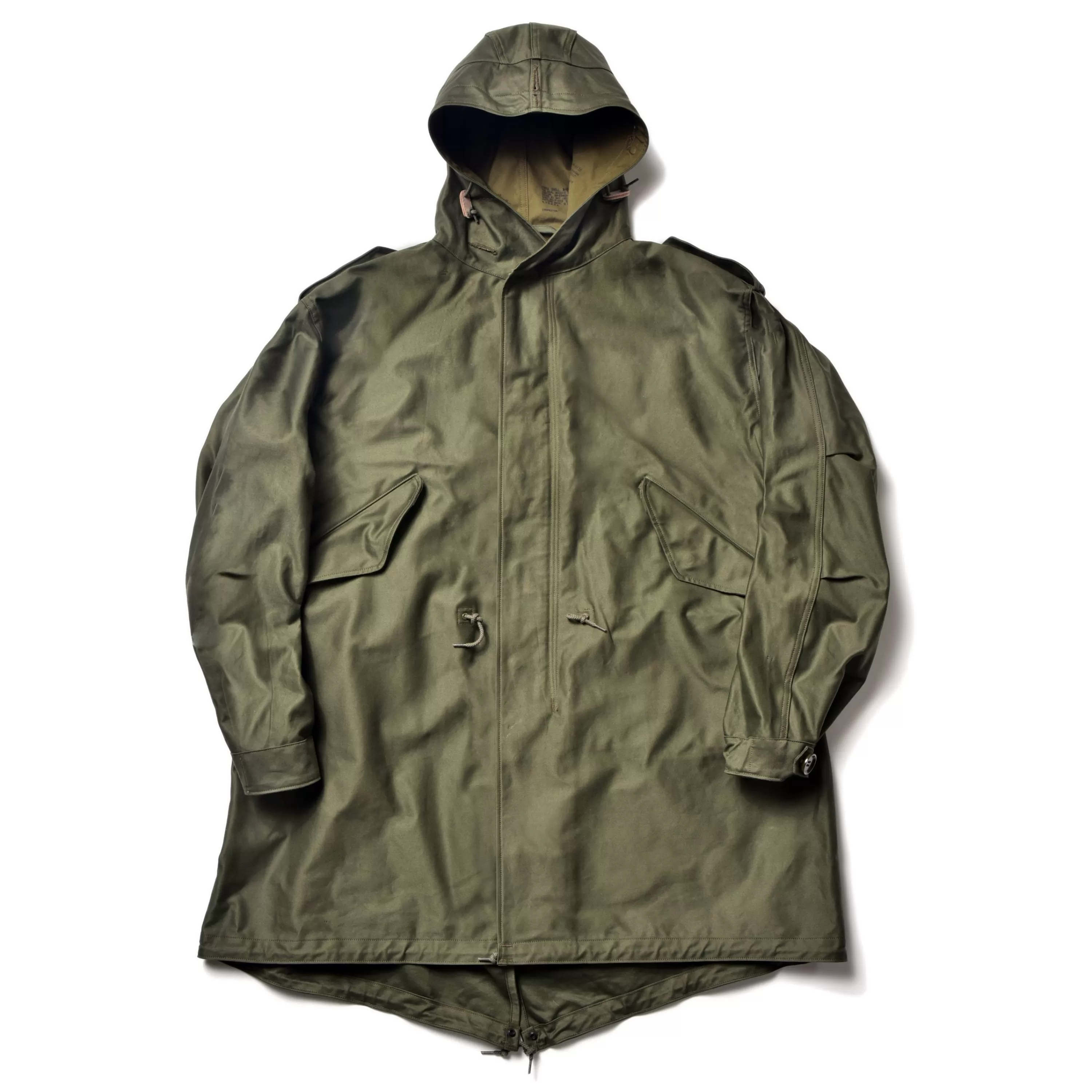 The Real McCoy's Parka-Shell, M-1951 (Model 220) 150 Olive Flash Sale