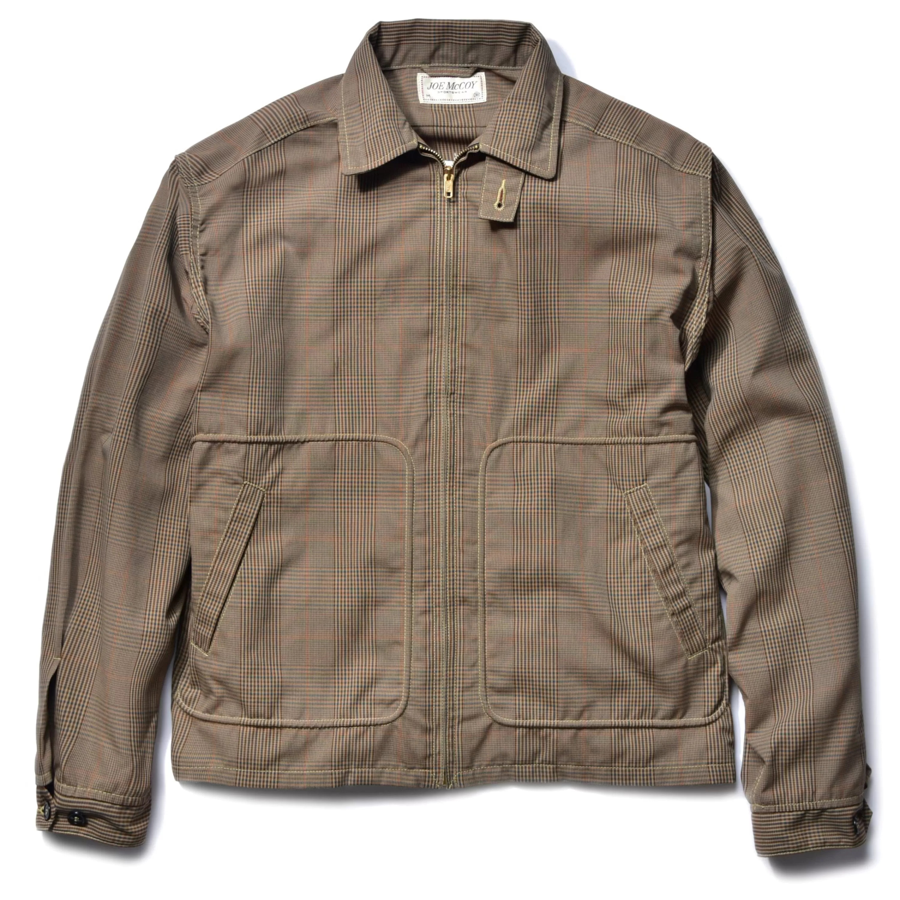 Joe McCoy Plaid-Check Sports Jacket 50 Brown Flash Sale