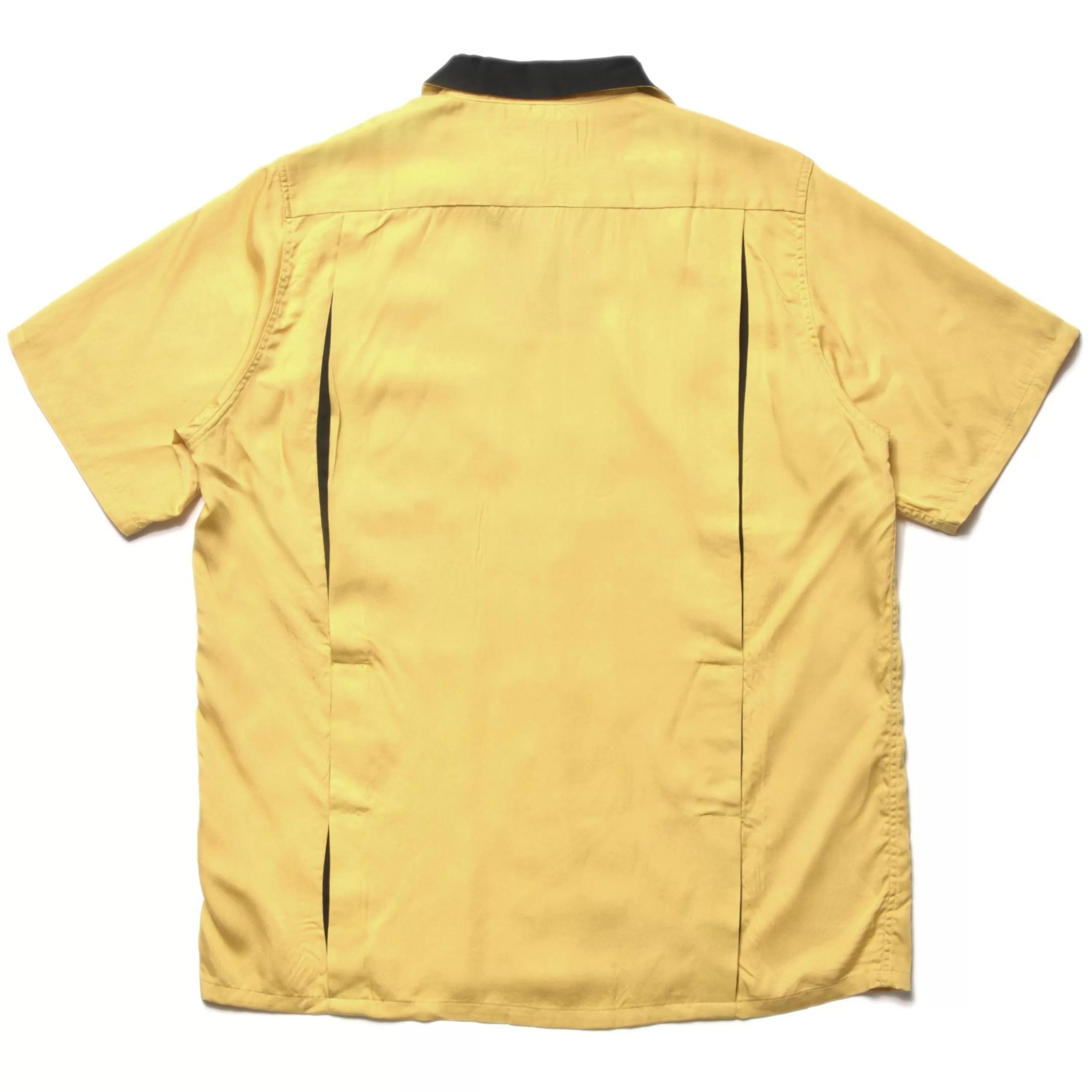 Joe McCoy Rayon Bowling Shirt 060 Yellow Discount