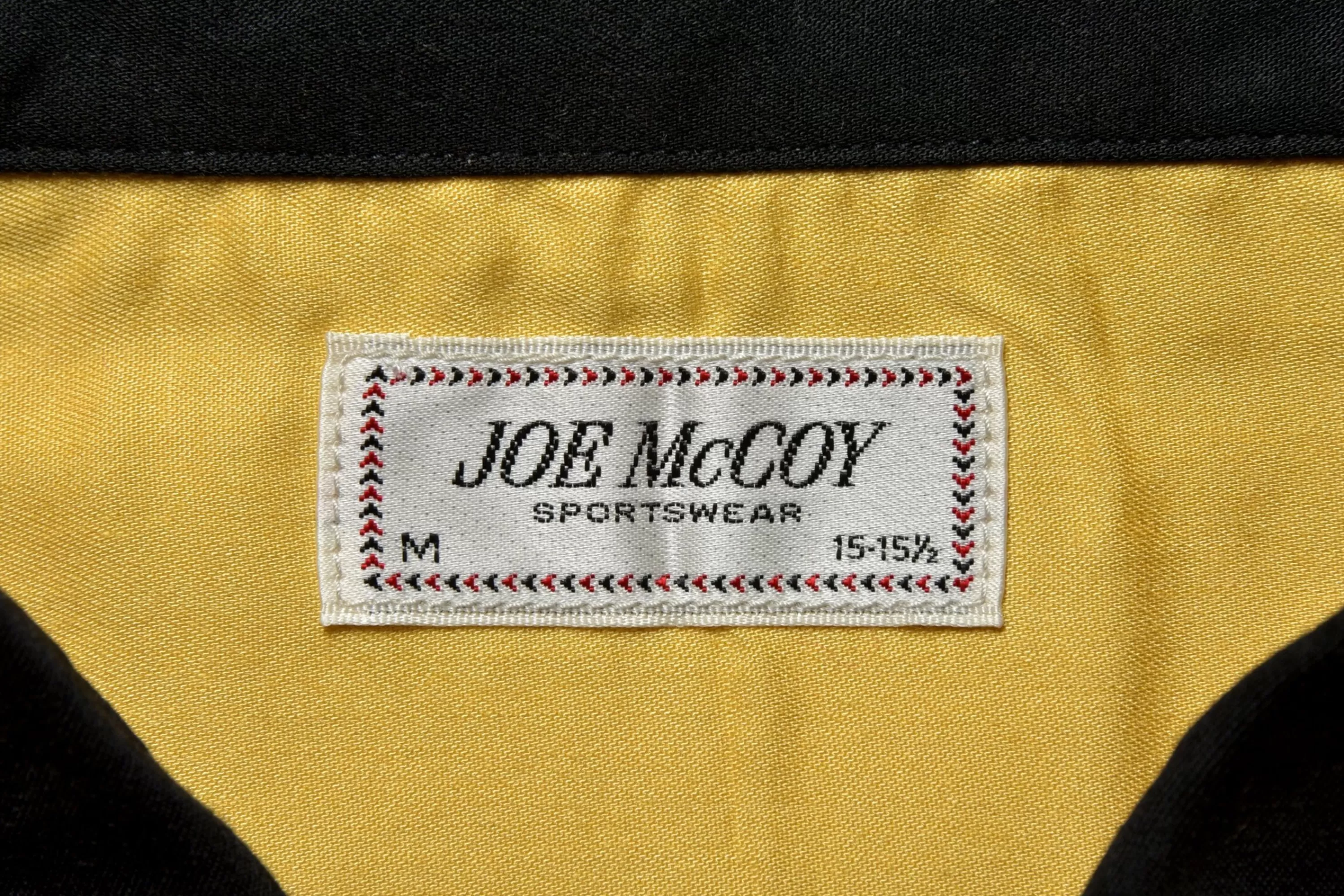 Joe McCoy Rayon Bowling Shirt / Jolly Roger 060 Yellow Discount