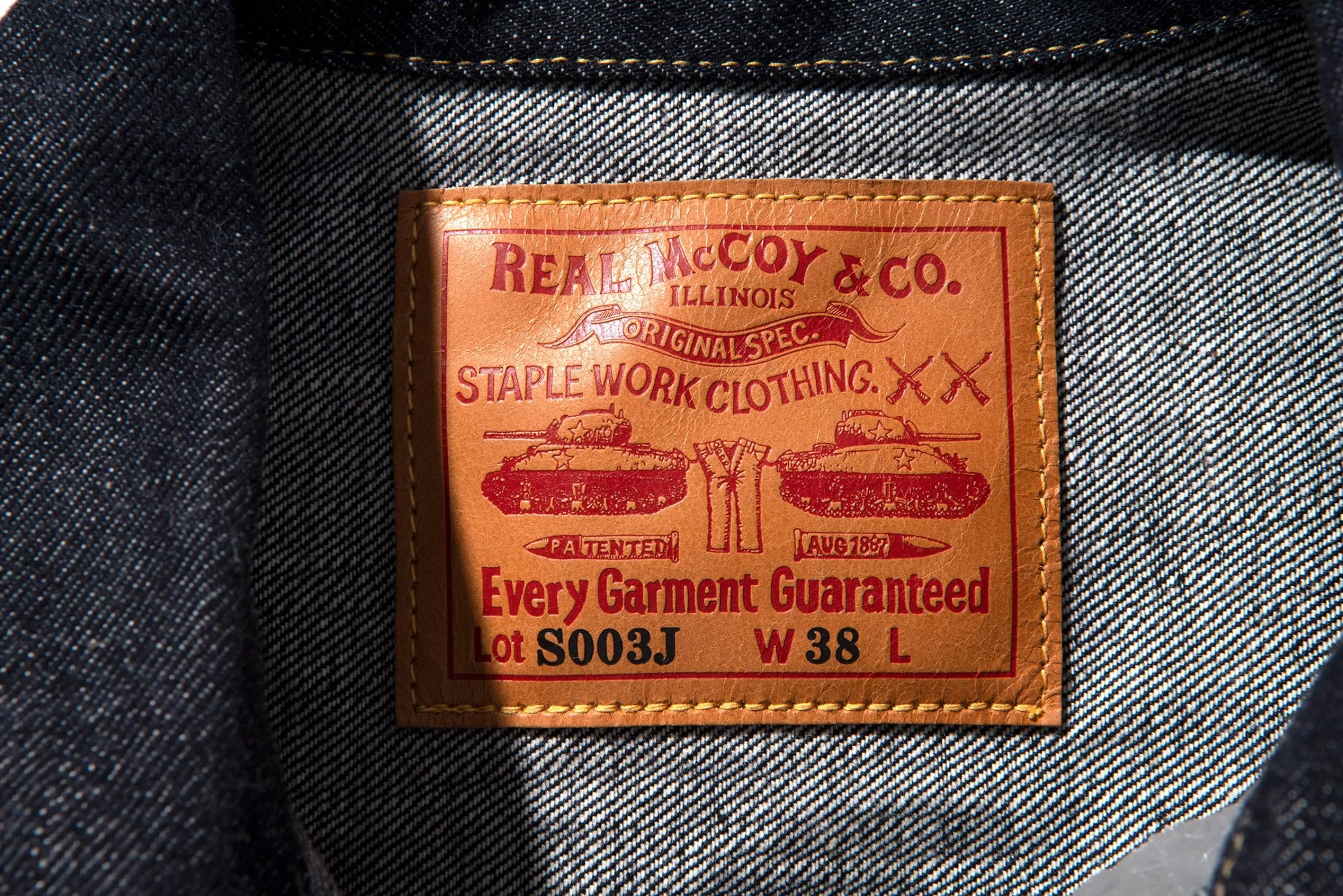 The Real McCoy's Real Mccoy'S Lot.S003J 141 Indigo Sale
