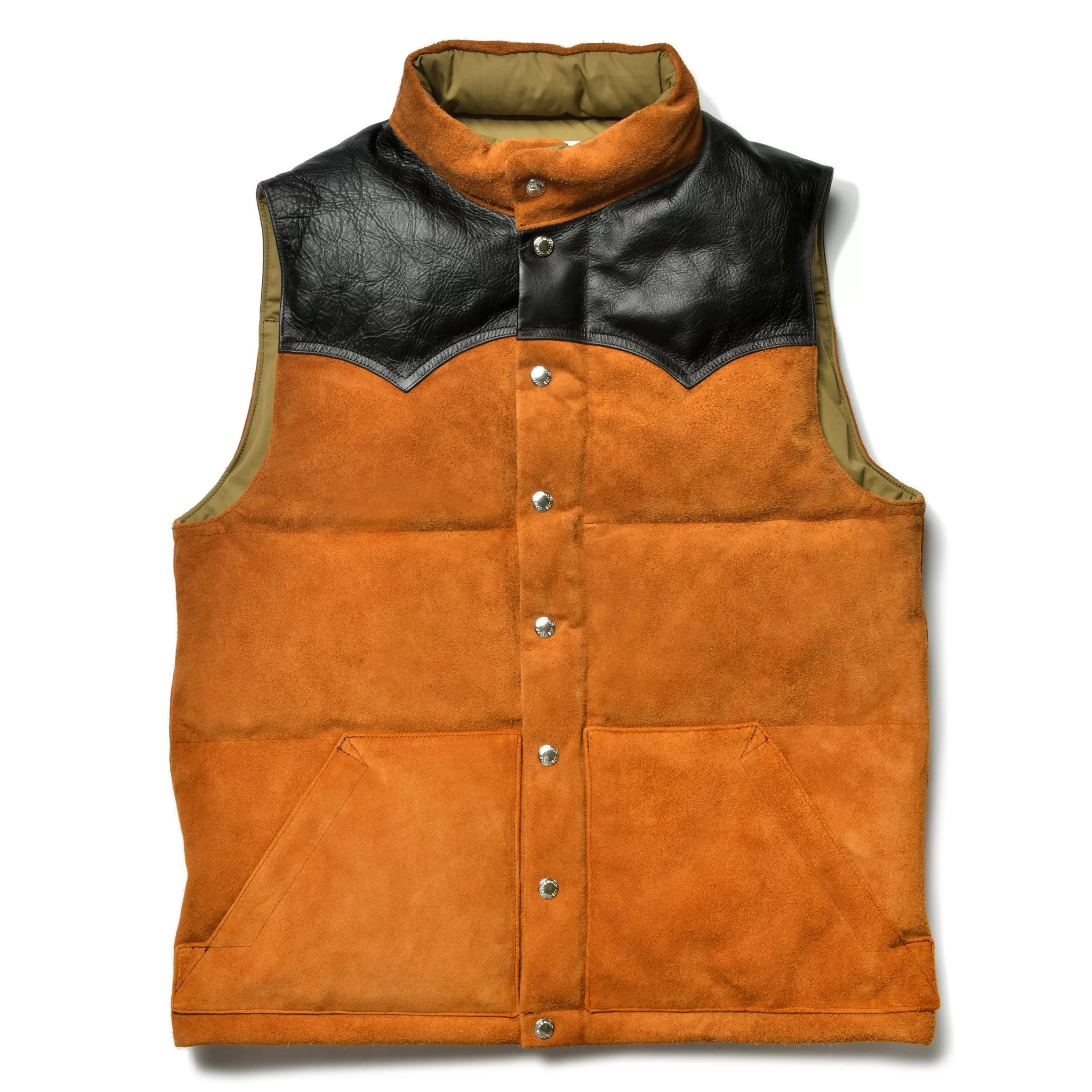 Joe McCoy Roughout Down Vest 053 Raw Sienna Store