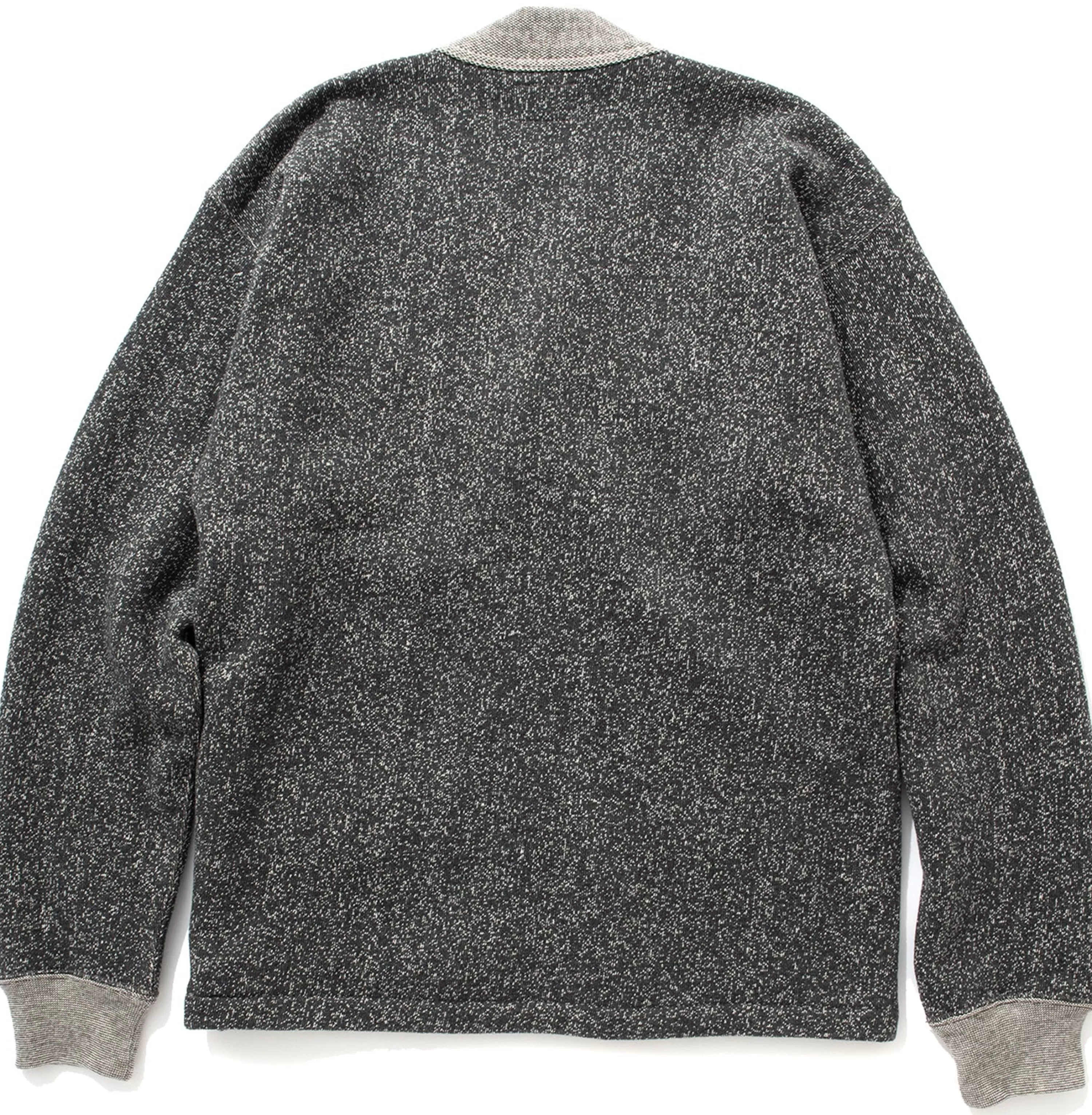 Joe McCoy Salt & Pepper Cotton Cardigan Grey Online