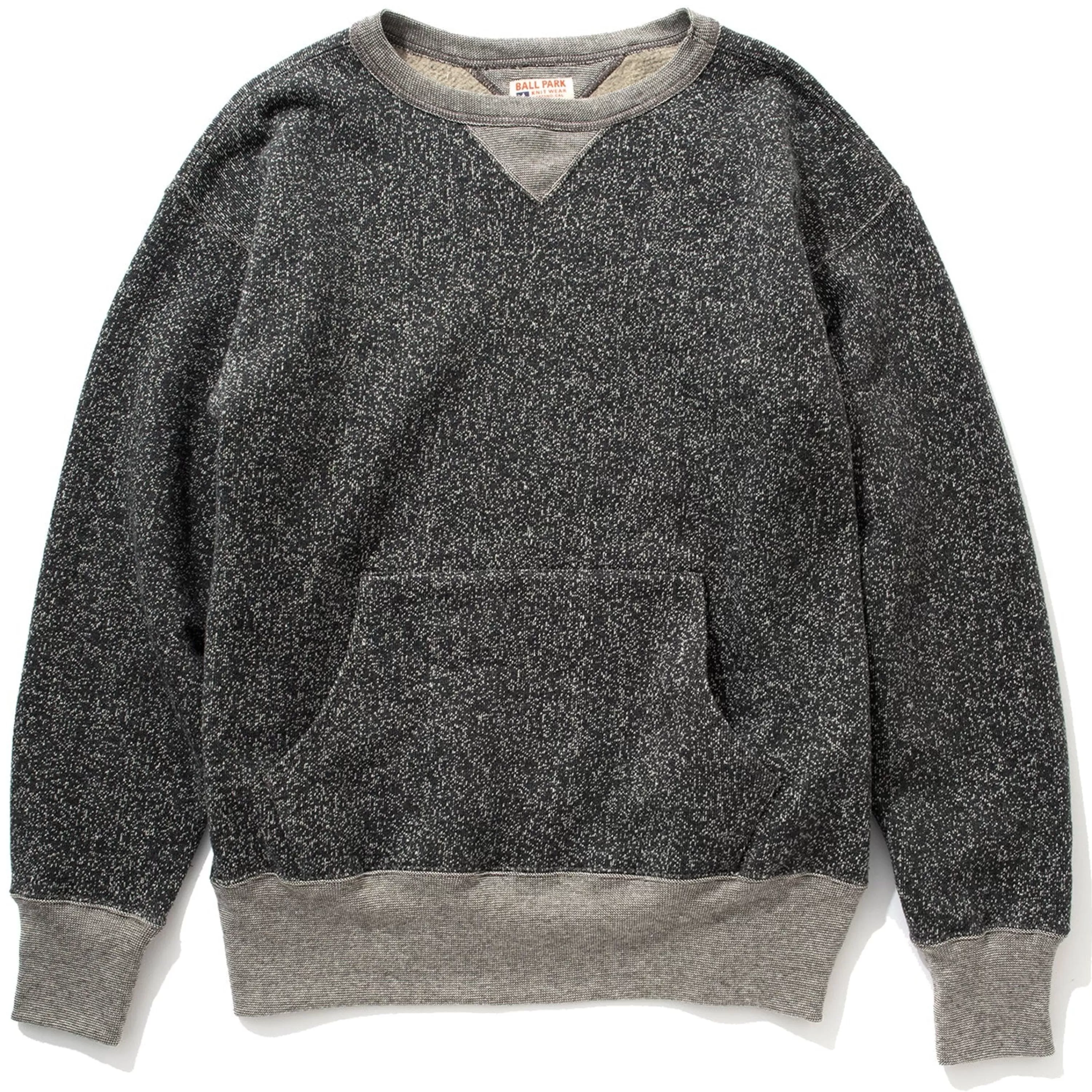 Joe McCoy Salt & Pepper Crewneck Sweatshirt 026 Grey Shop