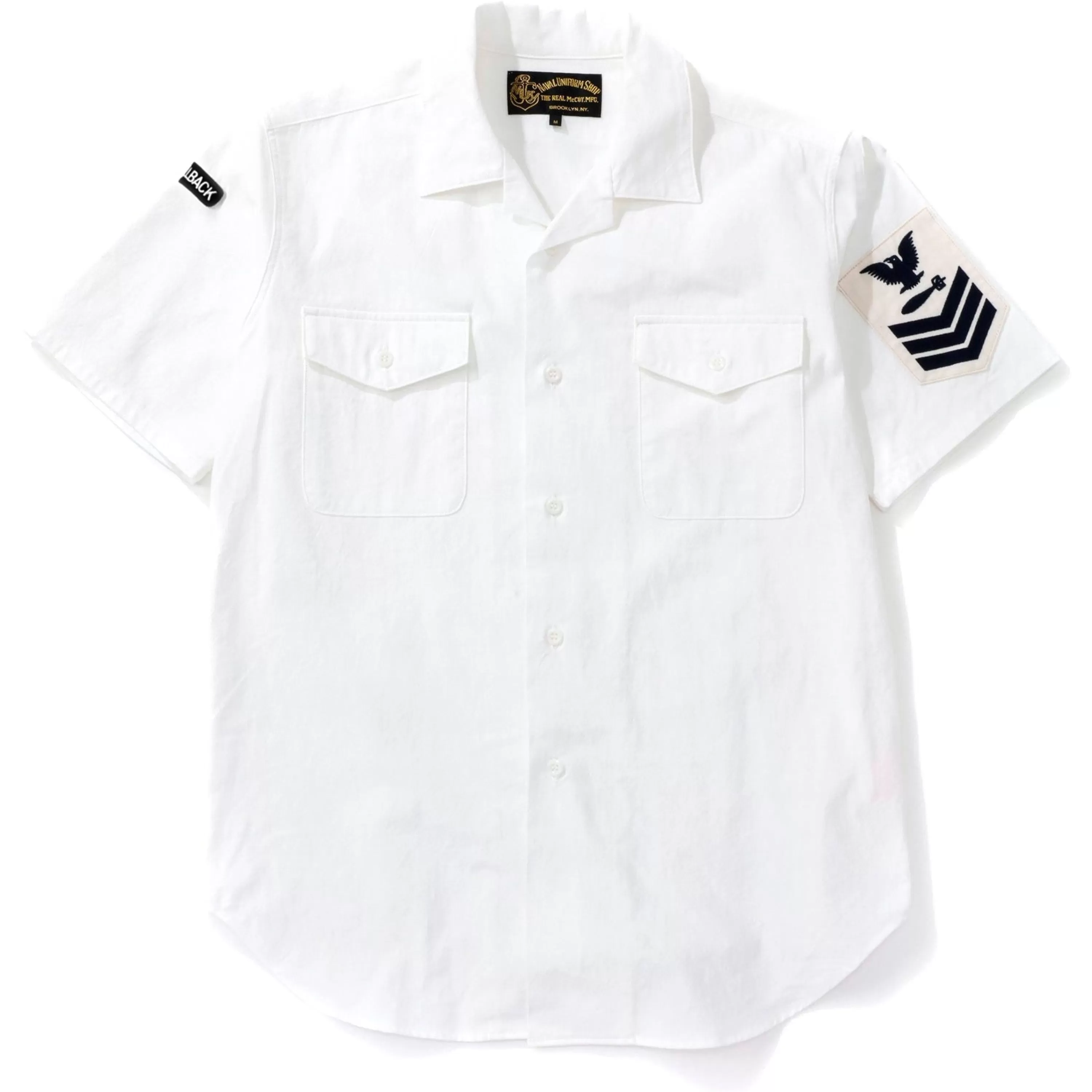 The Real McCoy's Shirt, Man'S, Cotton, Tropical Short Sleeve Custom Fashion