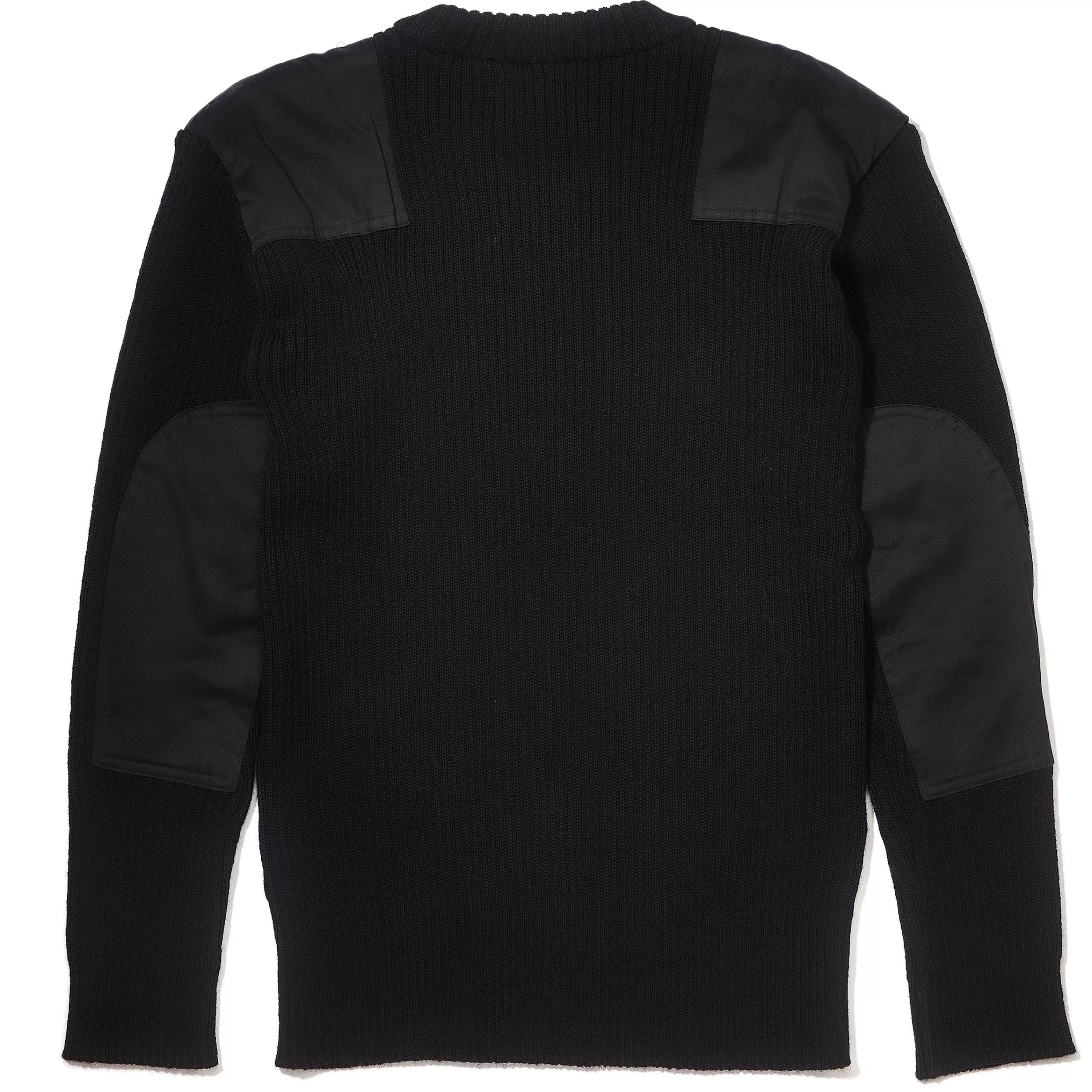 The Real McCoy's Sweater, Service Wool Black Clearance