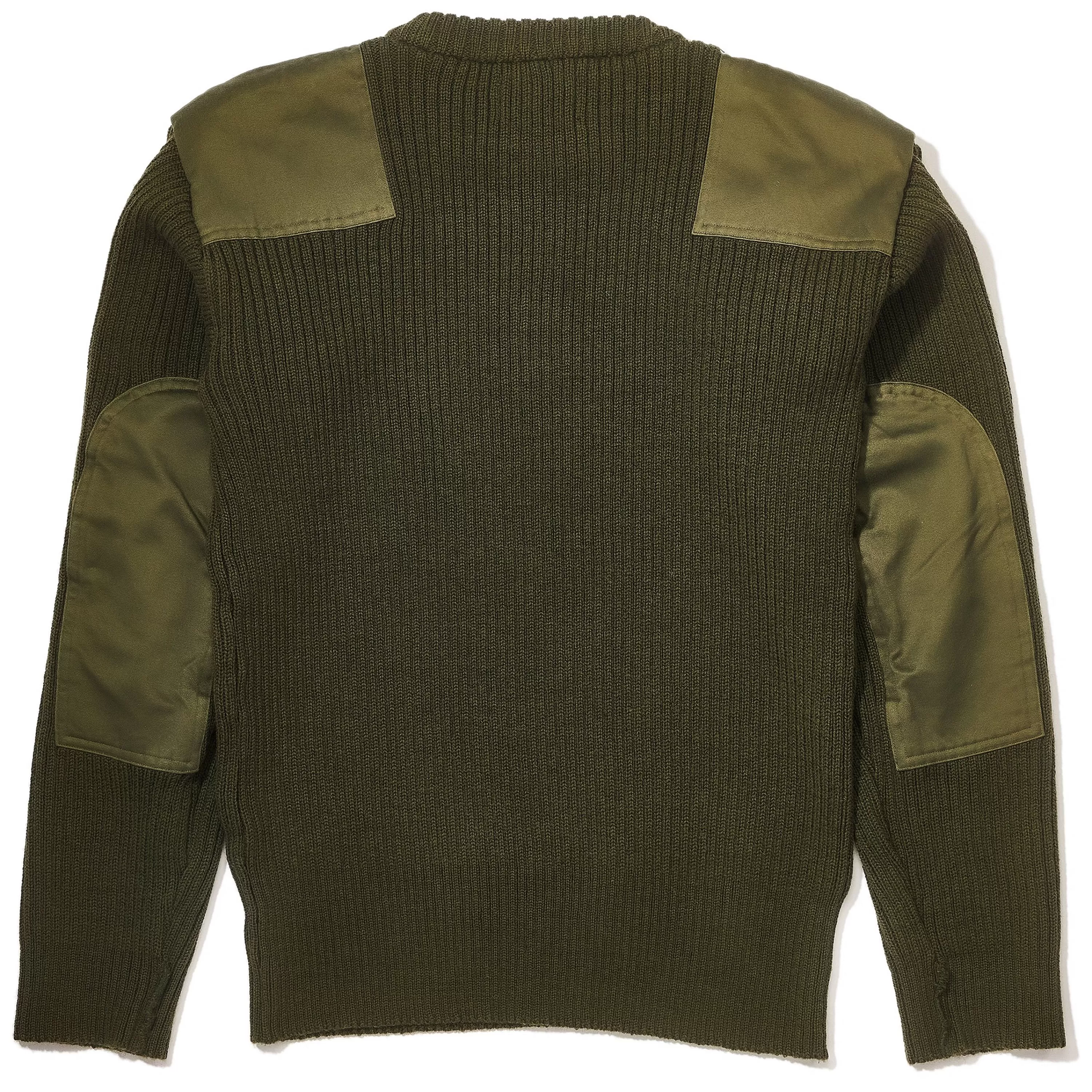 The Real McCoy's Sweater, Service Wool Olive New