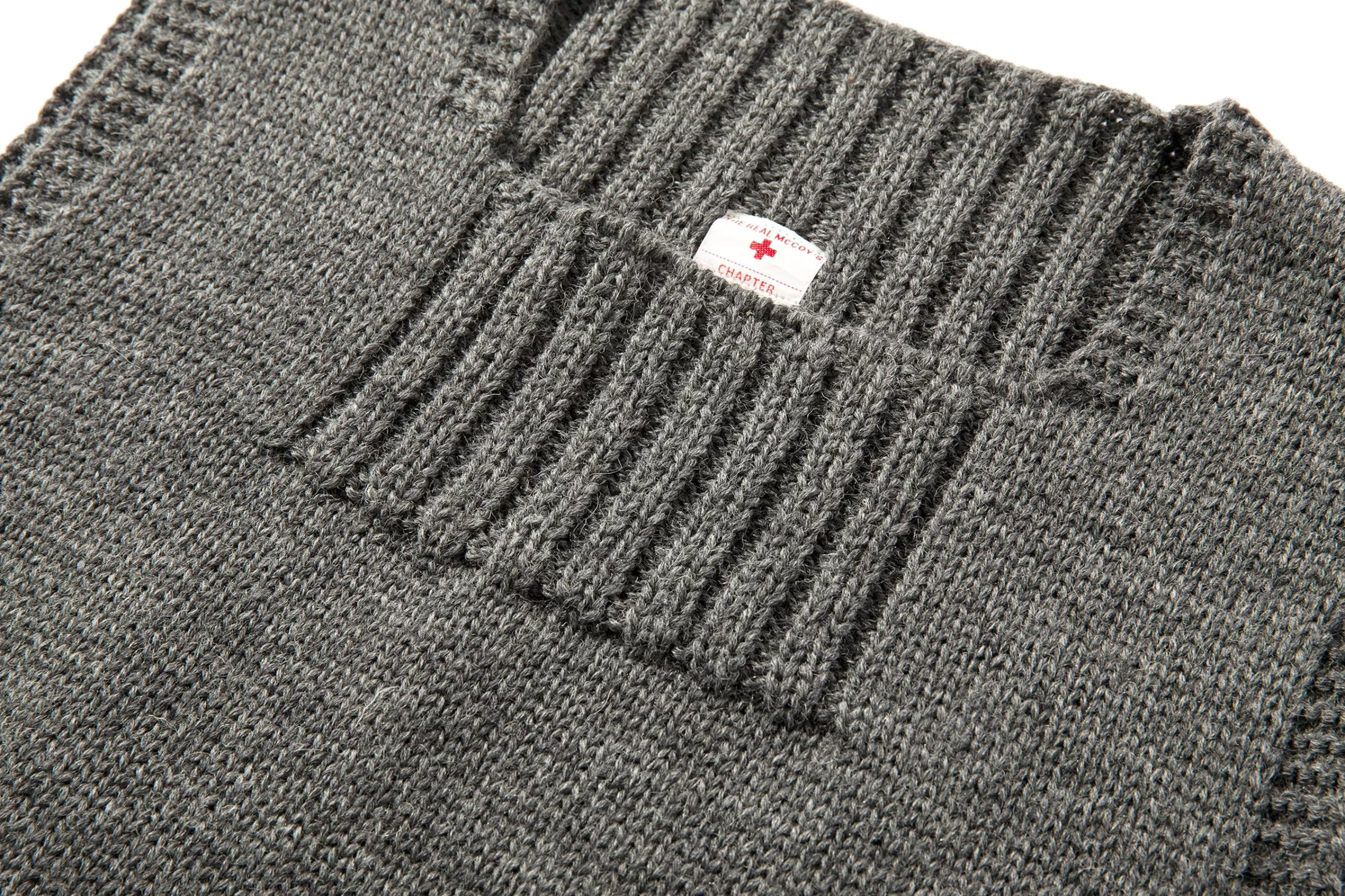 The Real McCoy's Sweater, Sleeveless Grey Discount