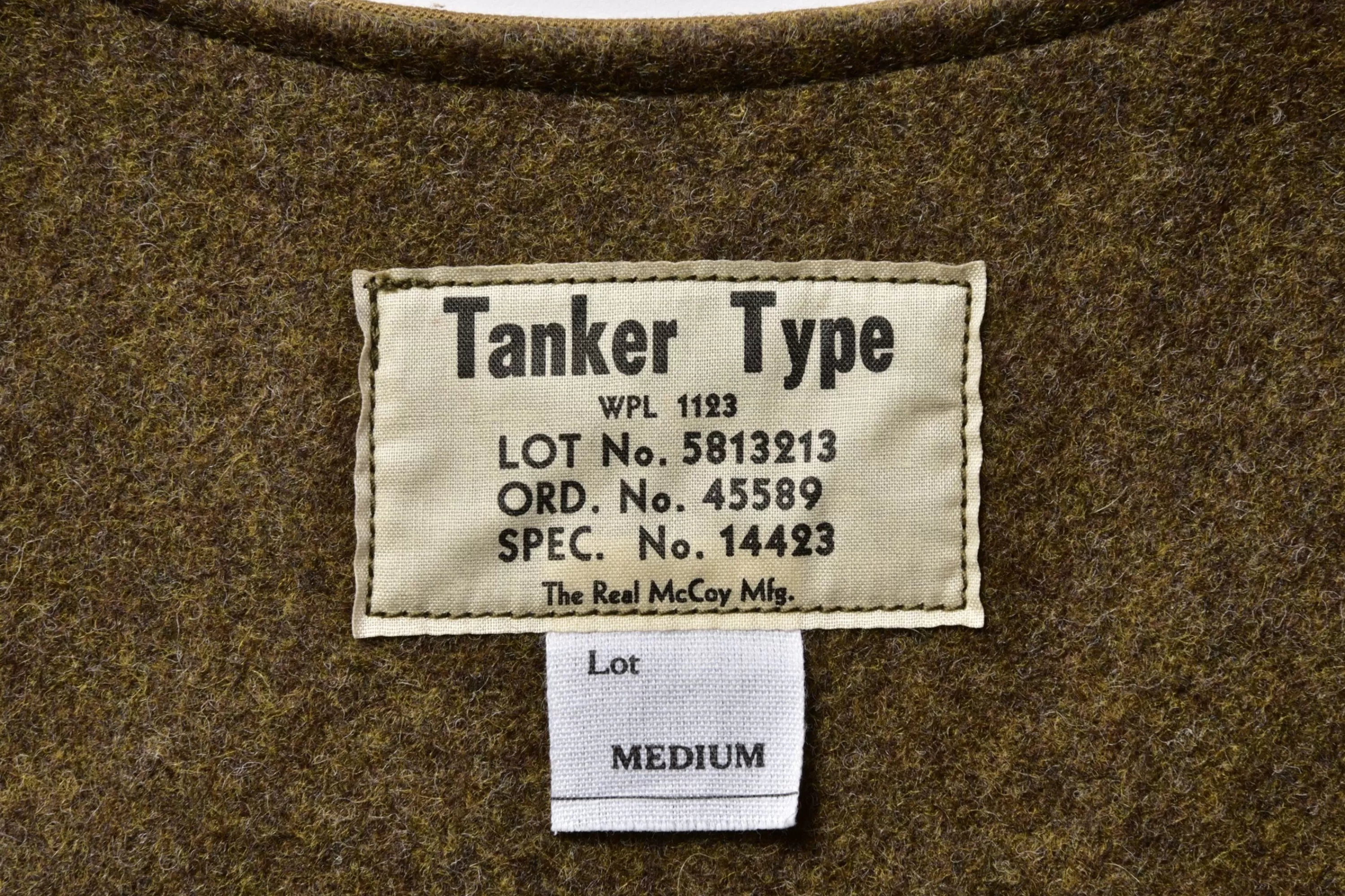 The Real McCoy's Tanker Vest / 6Th Armed Div. Khaki Cheap