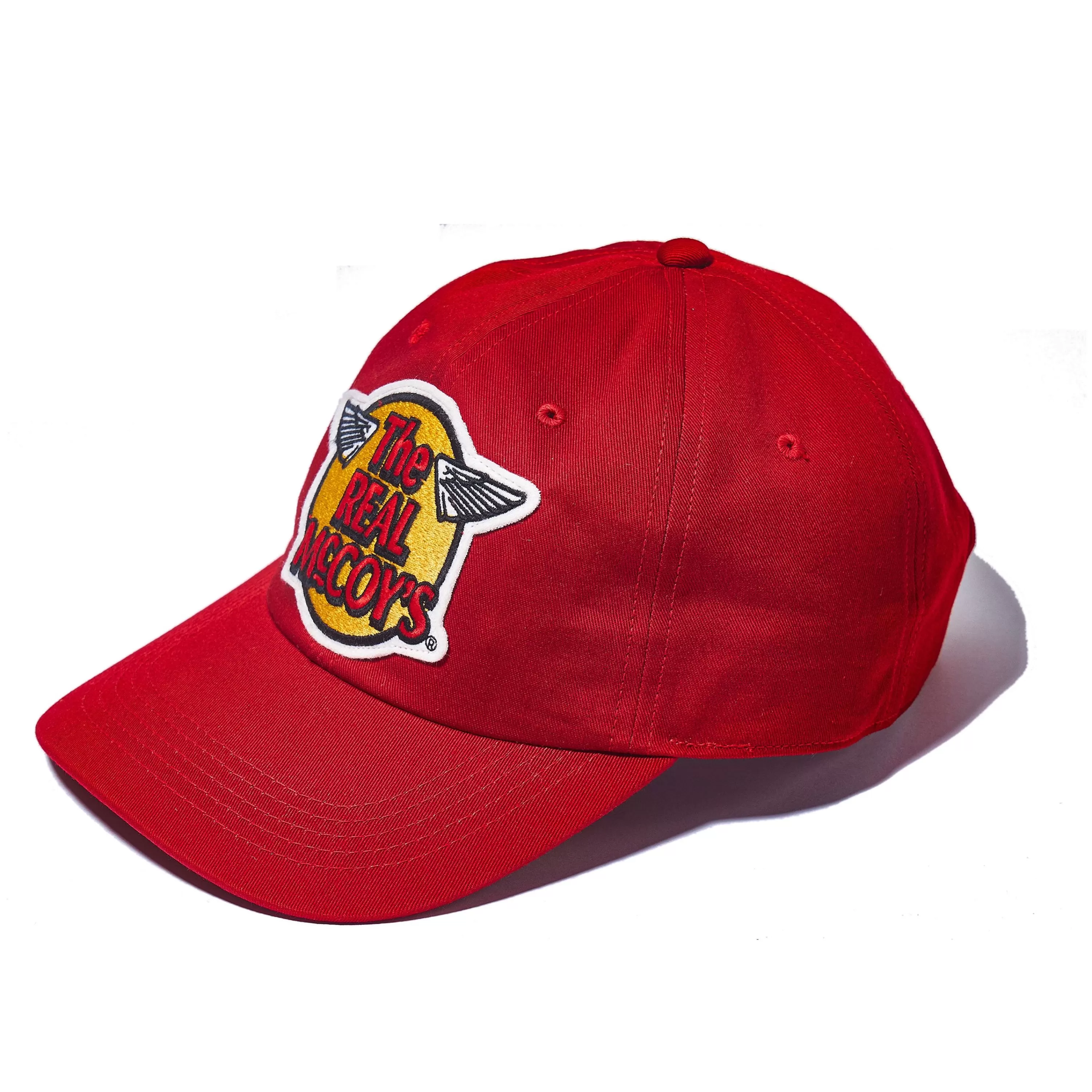 The Real McCoy's Logo Baseball Cap 090 Red Flash Sale
