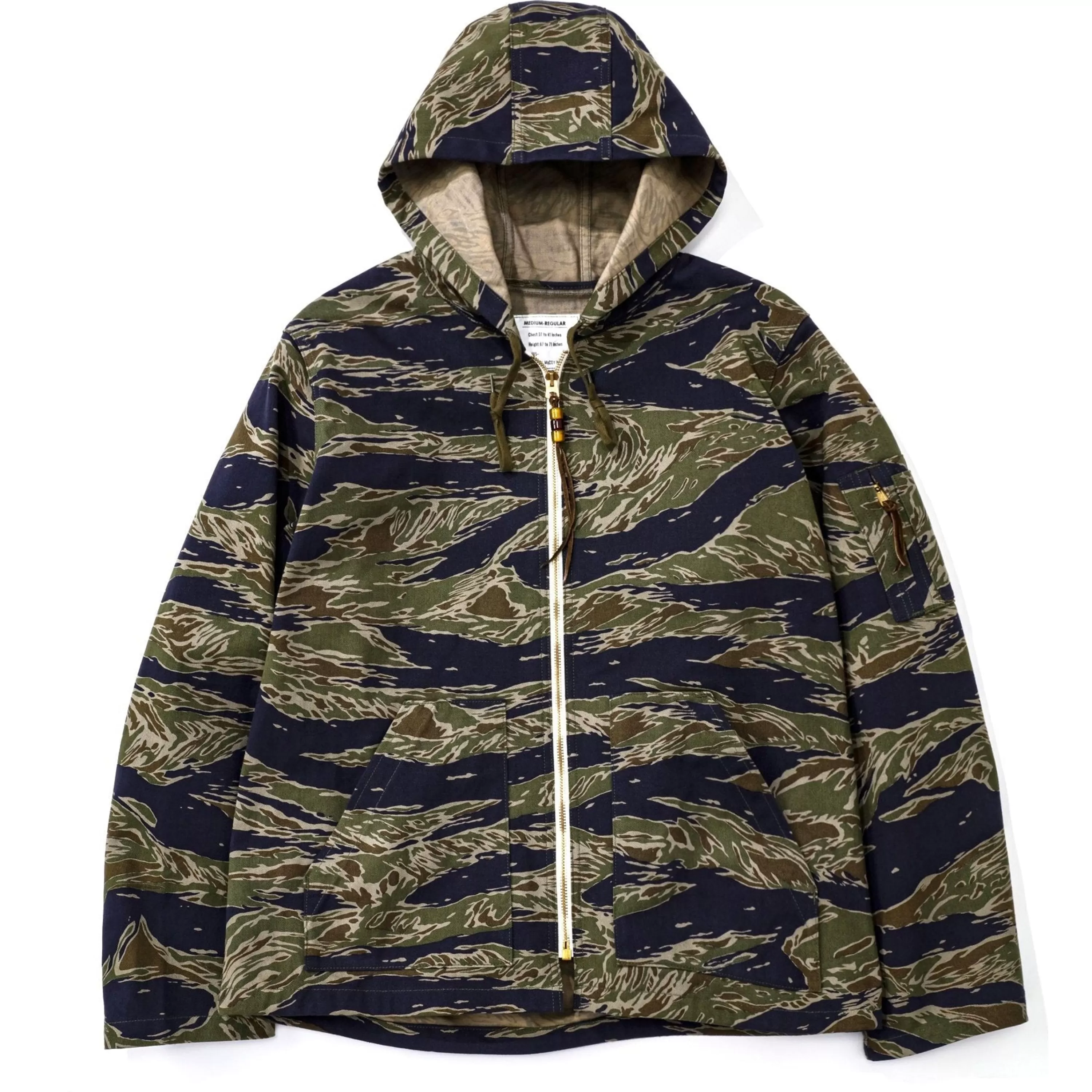 The Real McCoy's Tiger Camouflage Parka / Tadpole Green Hot