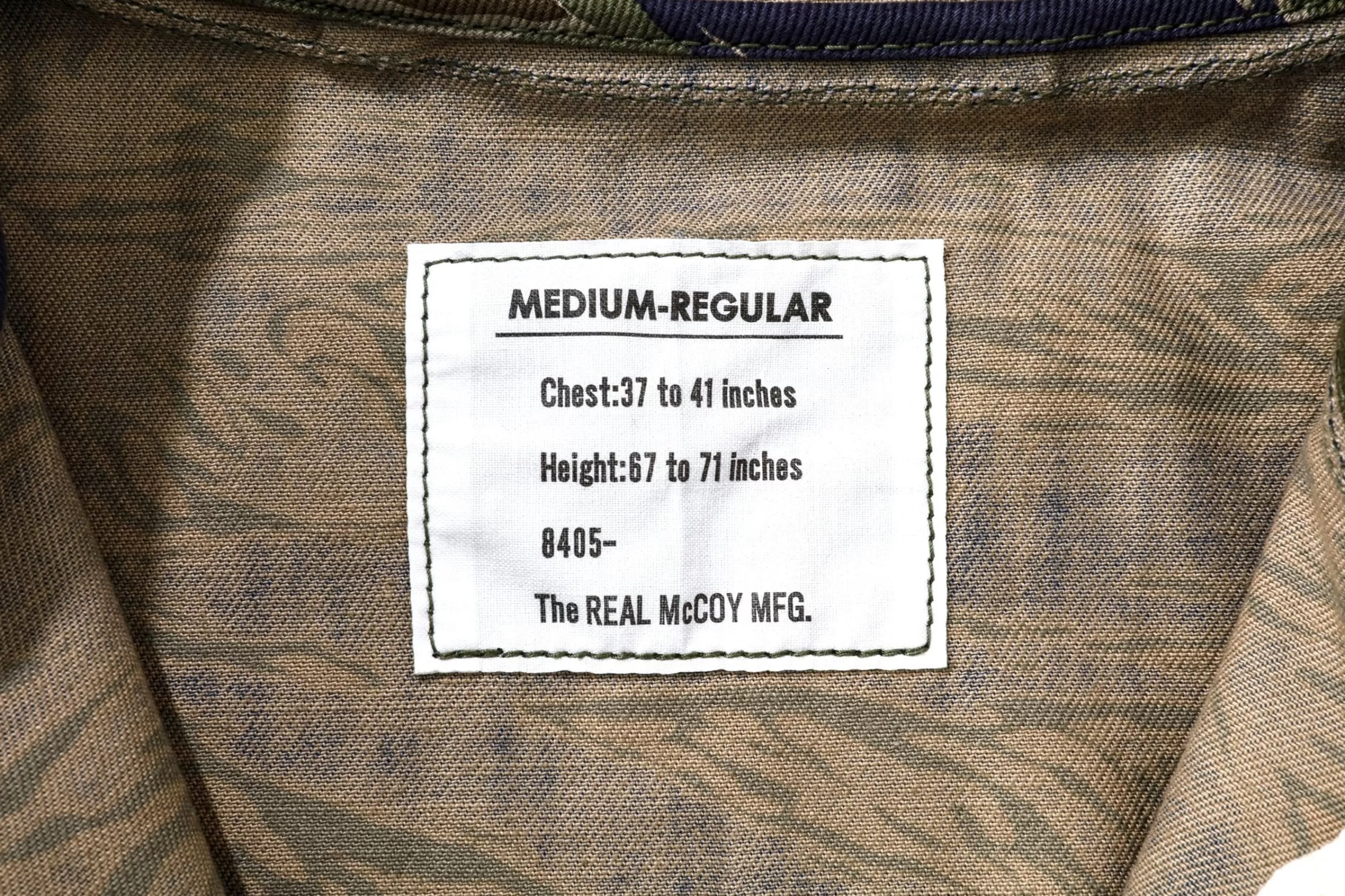 The Real McCoy's Tiger Camouflage Parka / Tadpole Green Hot