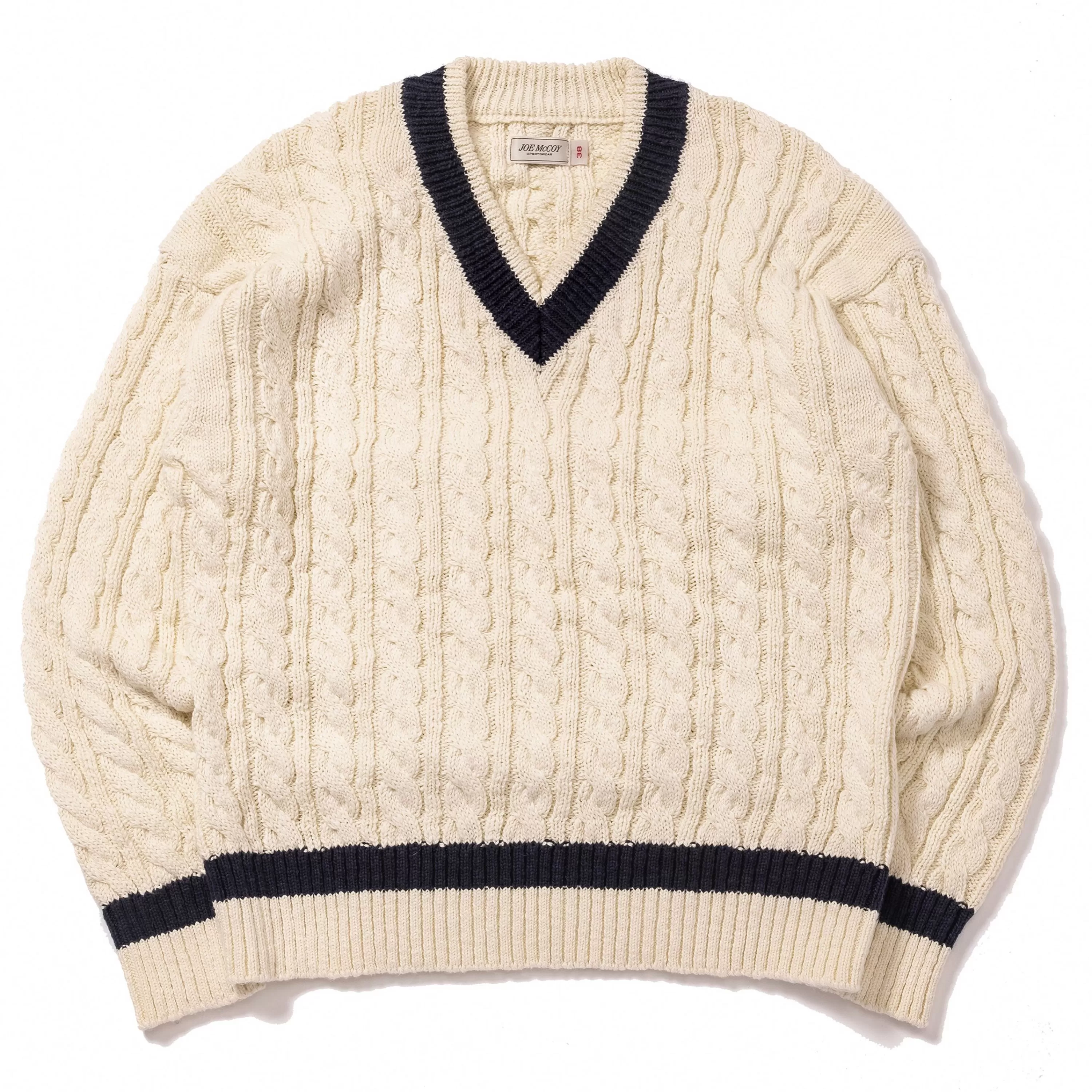 Joe McCoy Tilden Knit Sweater Milk Flash Sale