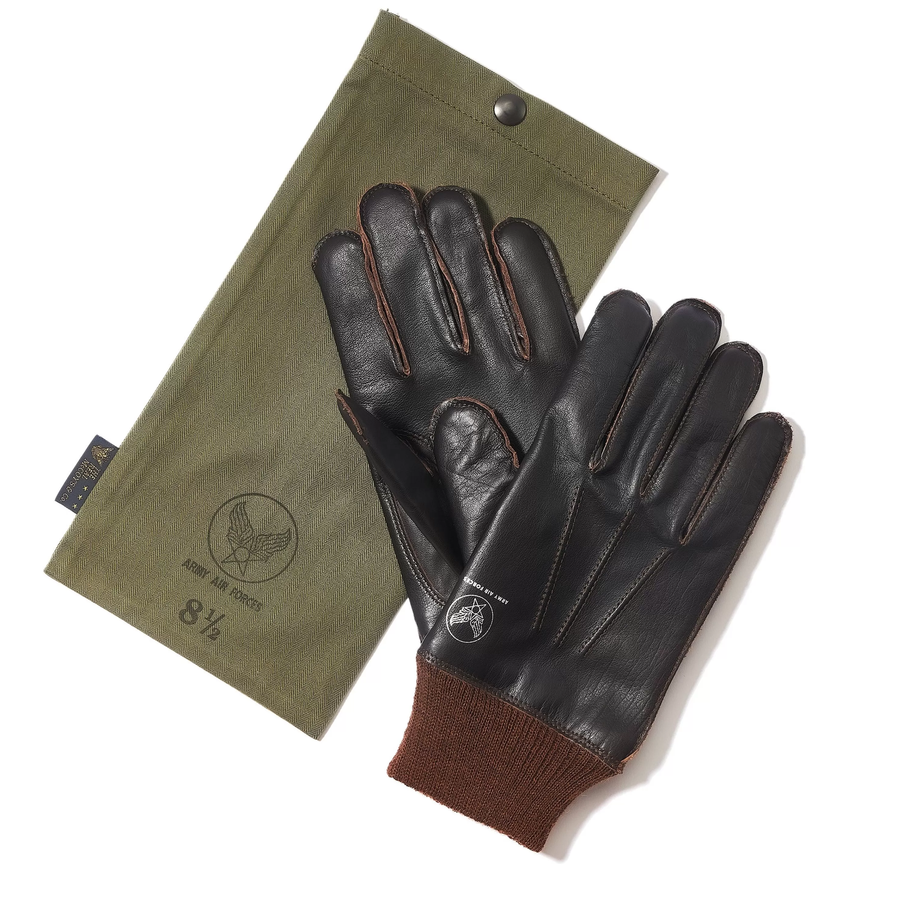The Real McCoy's Type A-10 Glove, Flying Winter 051 Seal Brown New